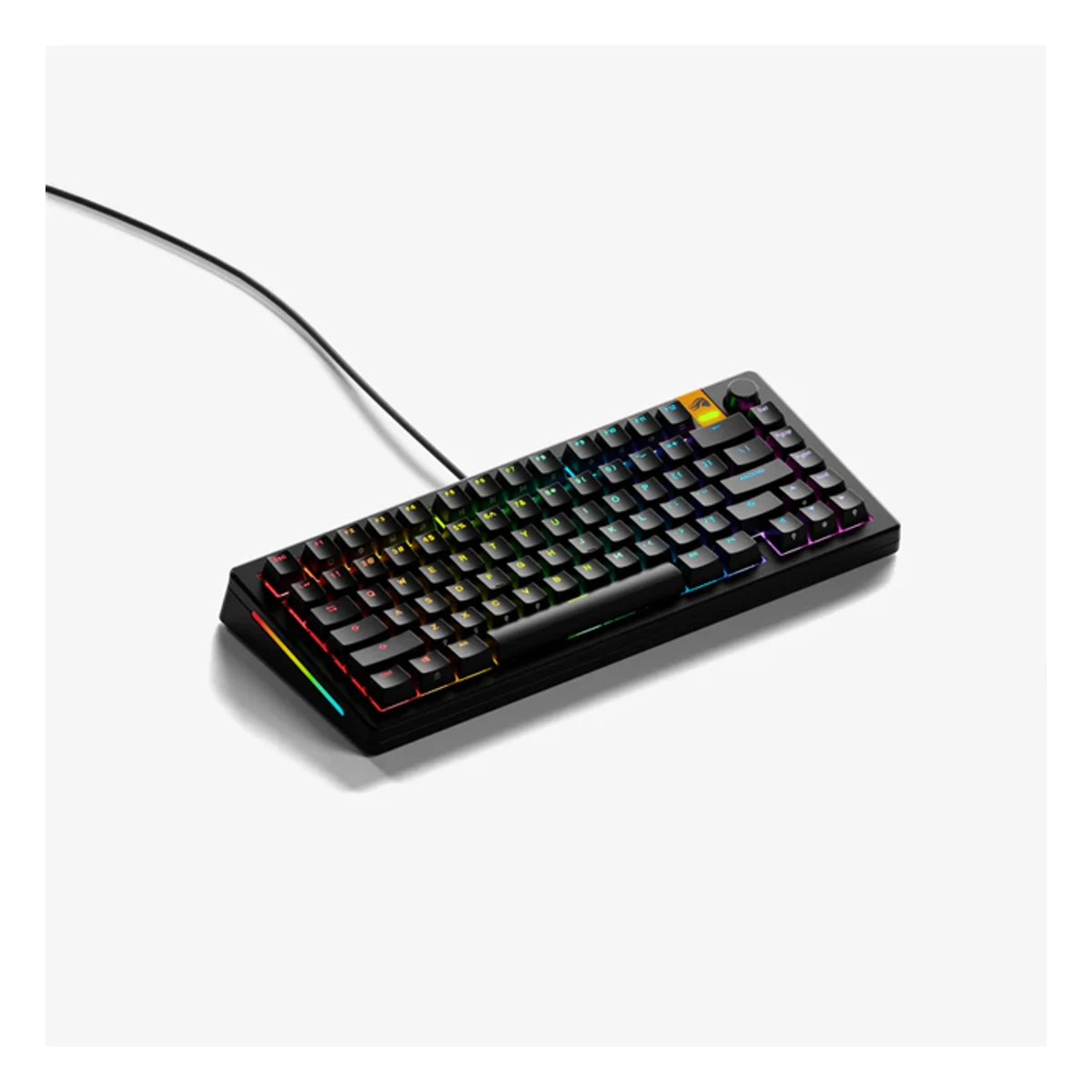 Glorious GMMK 3 HE 75% Prebuilt Wired US Keyboard - Black | GMMK3-75-HE-W-B view 2