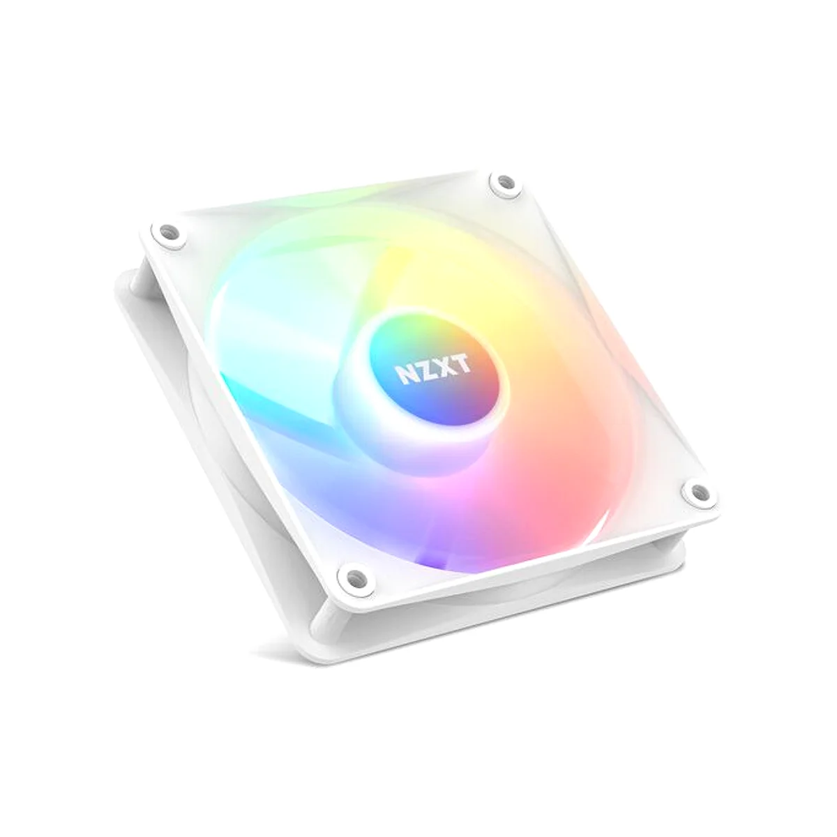 NZXT F120 Hub-Mounted RGB Core Fan - White - RF-C12SF-W1 view 3