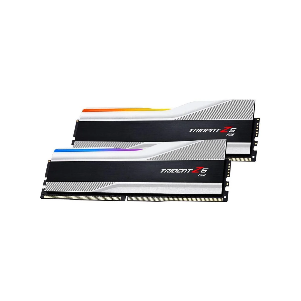 G.SKILL Trident Z5 RGB 32 GB (2X16) DDR5 6400MT/s RAM Memory (CL32, White) – F5-6400J3239G16GX2-TZ5RS view 2