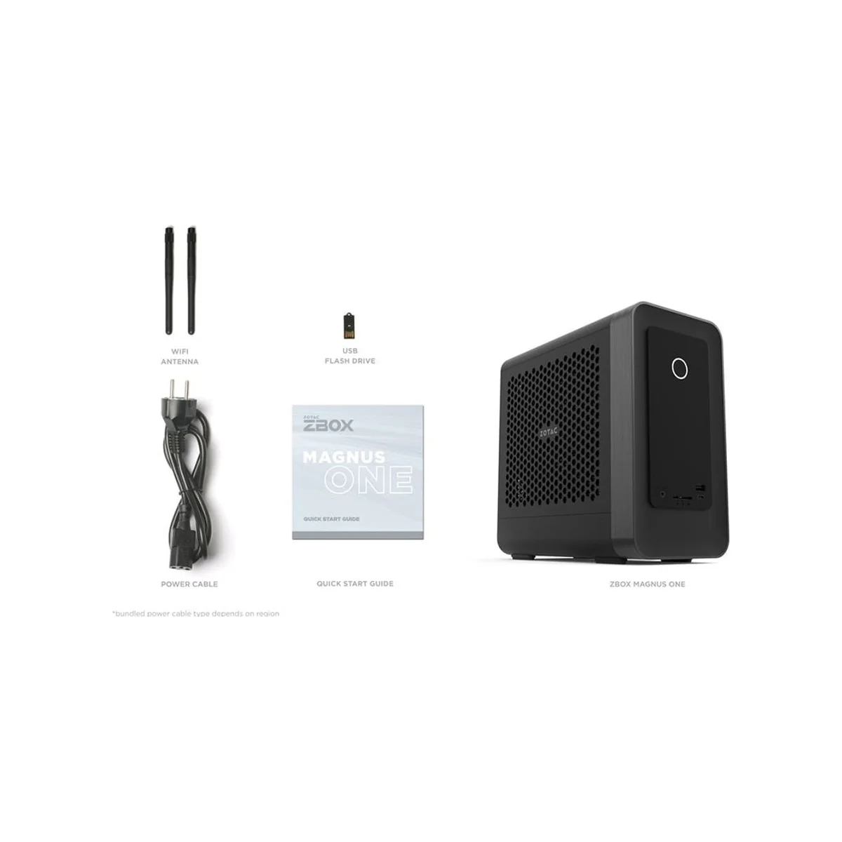 ZOTAC MAGNUS ONE ERP74070SC Barebone PC - Black (Intel Core i7, RTX 4070 SUPER, 16GB DDR5, 1TB NVMe SSD) - ZBOX-ERP74070SC-BE-W5B view 6
