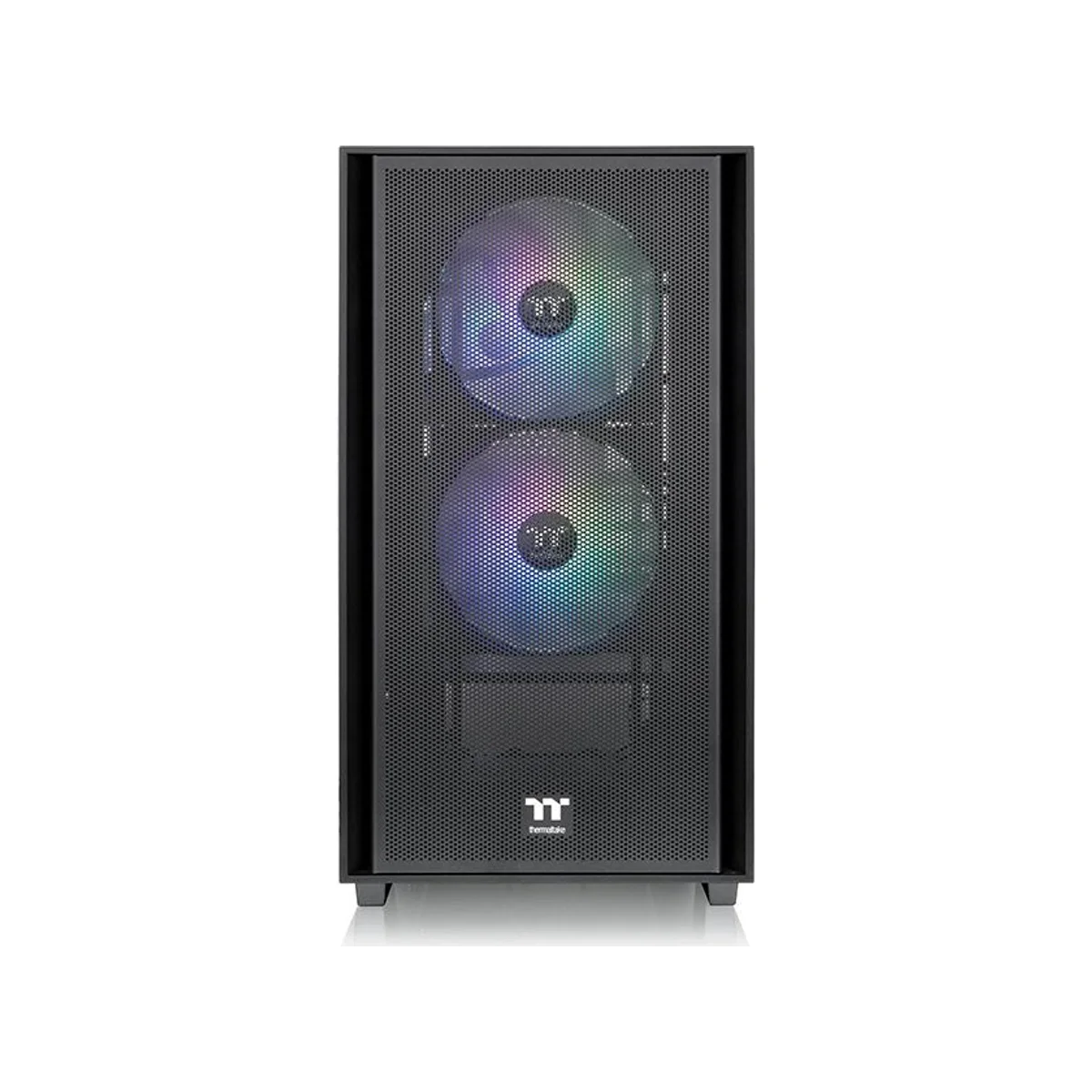 Thermaltake Versa H16 Tempered Glass ARGB Micro-ATX Gaming Case - Black - CA-1Y8-00S1WN-02 view 2