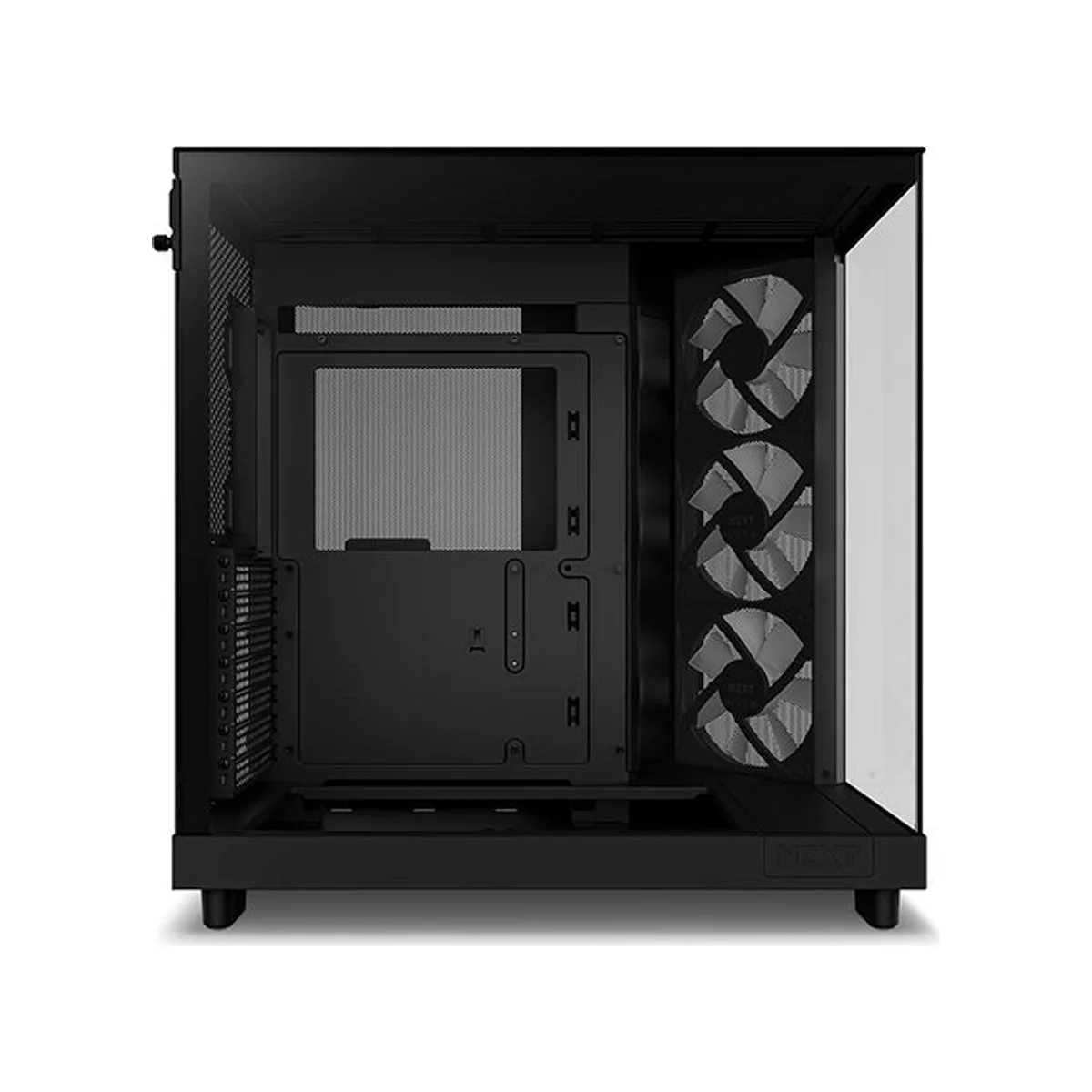 NZXT H6 Flow RGB ATX Dual-Chamber Mid Tower Gaming Case – Black - CC-H61FB-R1 view 4