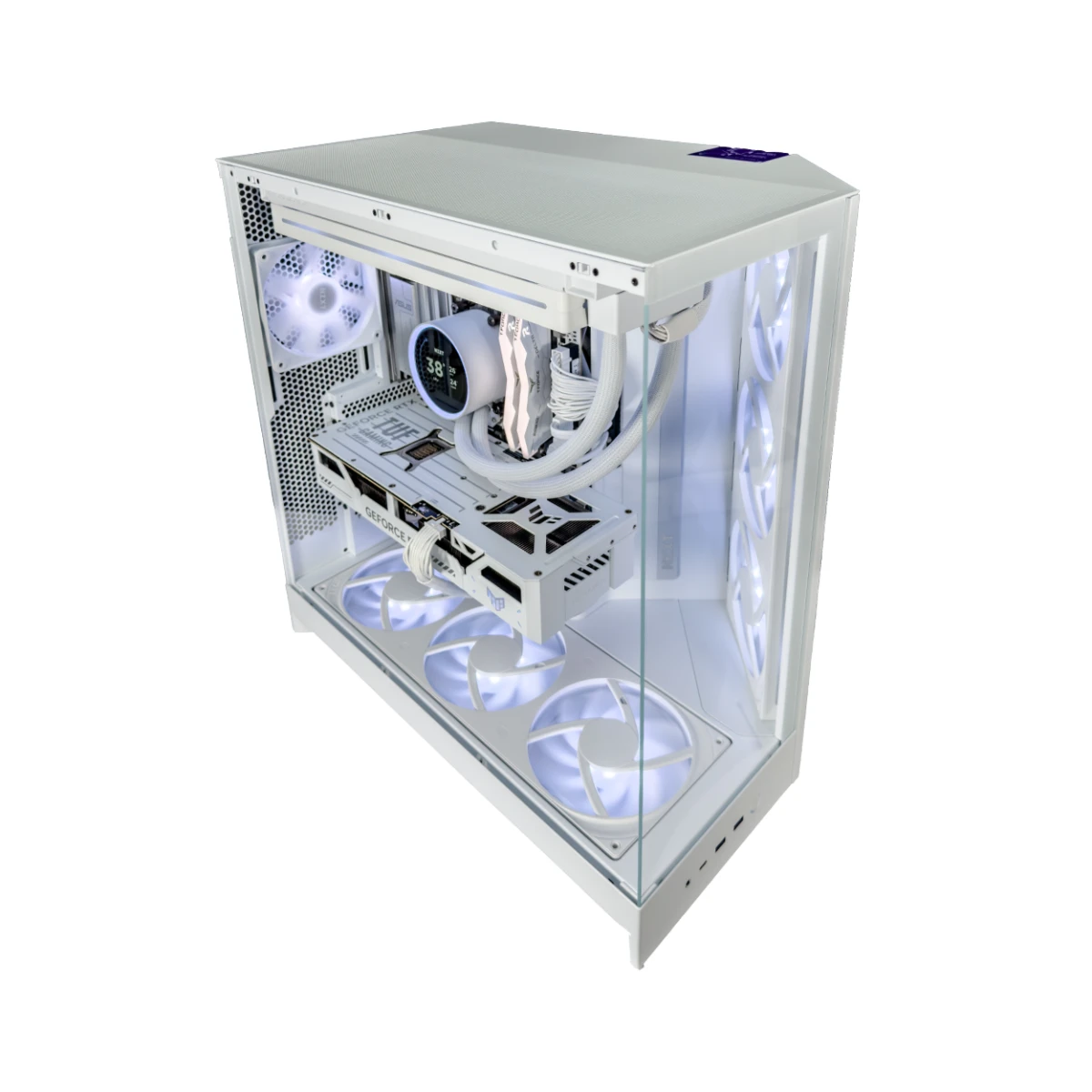 Gaming PC Colossus (Ryzen 7 9800X3D, 32GB DDR5, RTX 5070 Ti White) - Gaming_PC_Colossus view 3