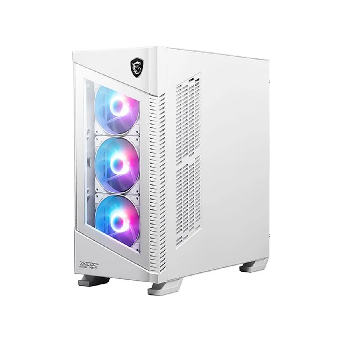 MSI MPG VELOX 100R Tempered Glass Mid-Tower Gaming Case - White - 306-7G18W22-809 view 3