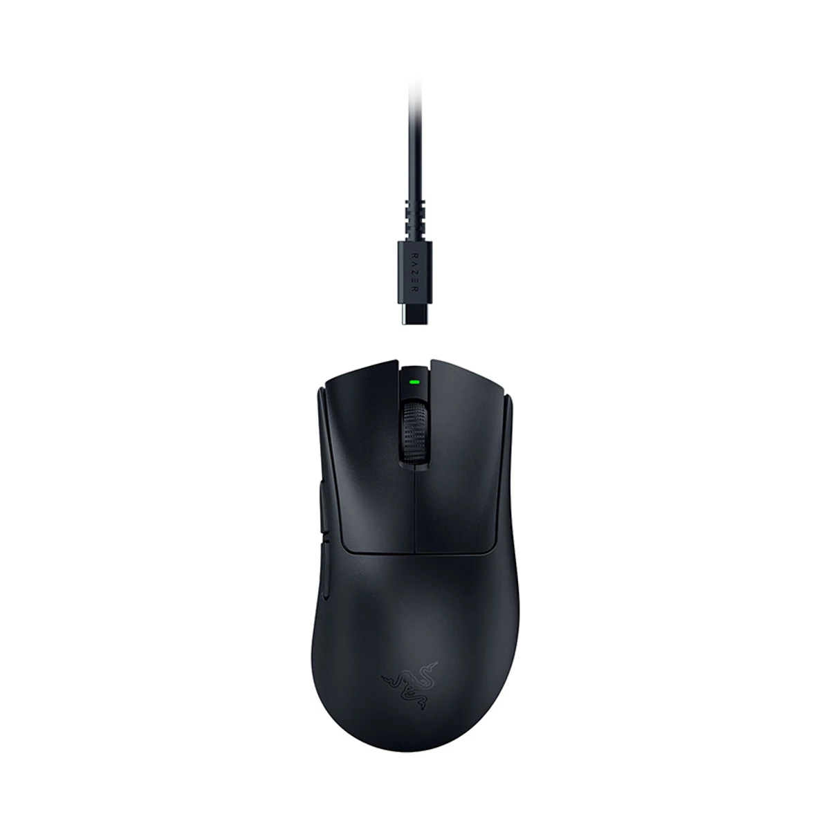 Razer DeathAdder V3 HyperSpeed Wireless Gaming Mouse - Black (26000 DPI, 55g Ultra-Lightweight, 100-Hr Battery) - RZ01-05140100-R3G1