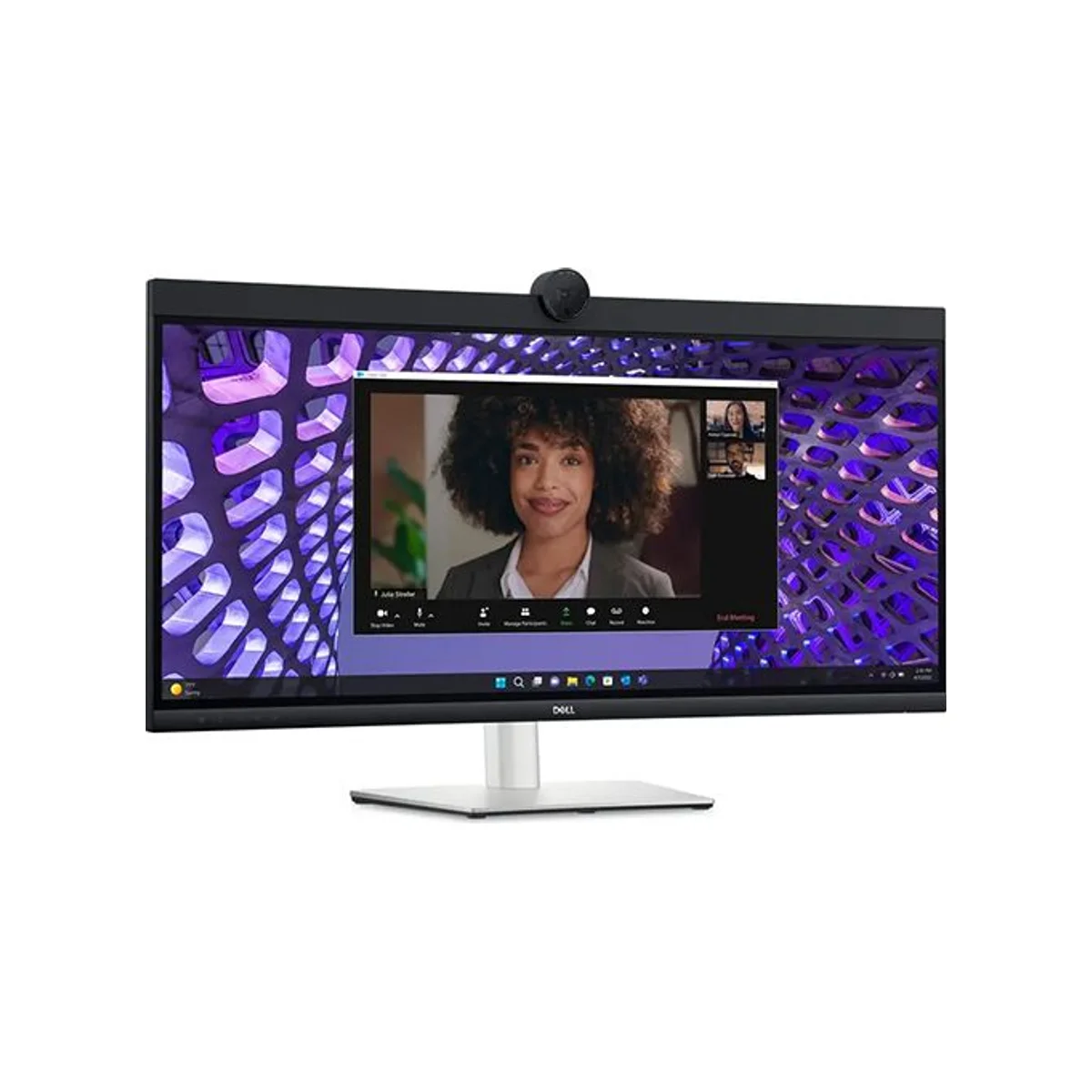 Dell 34-Inch IPS WQHD 60 Hz 5ms Conferencing Curved Monitor | P3424WEB view 3