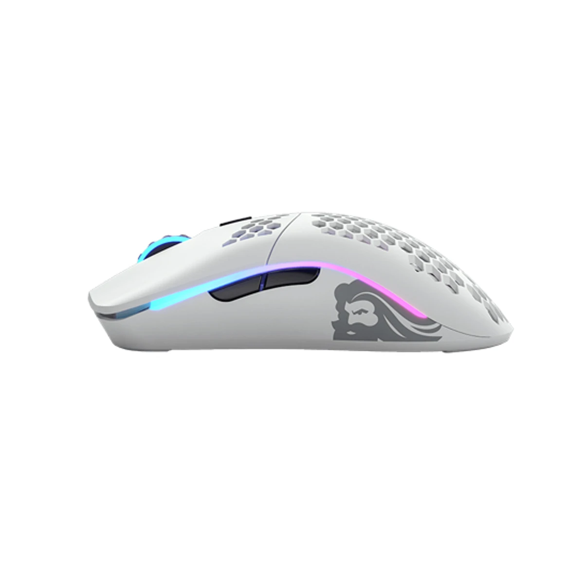 GLORIOUS Model O Wireless Gaming Mouse - Matte White (BAMF Sensor, No-Lag Wireless, 69g Lightweight) - GLO-MS-OWMW view 5