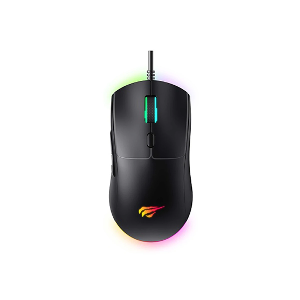 HAVIT MS1030 RGB BACKLIT Wired Gaming Mouse (1200-3600 DPI, 6 Buttons, RGB) - MS1030 view 2