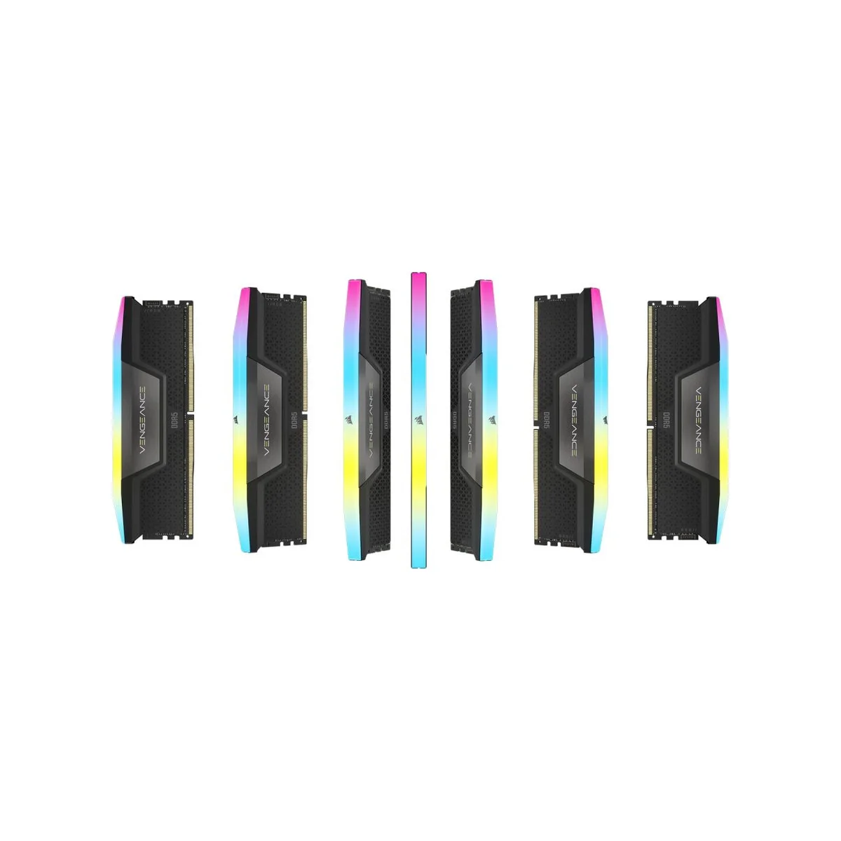 Corsair Vengeance RGB 64 GB (2X32) DDR5 6000MHz RAM Memory (CL40, Black) – CMH64GX5M2D6000C40 view 4