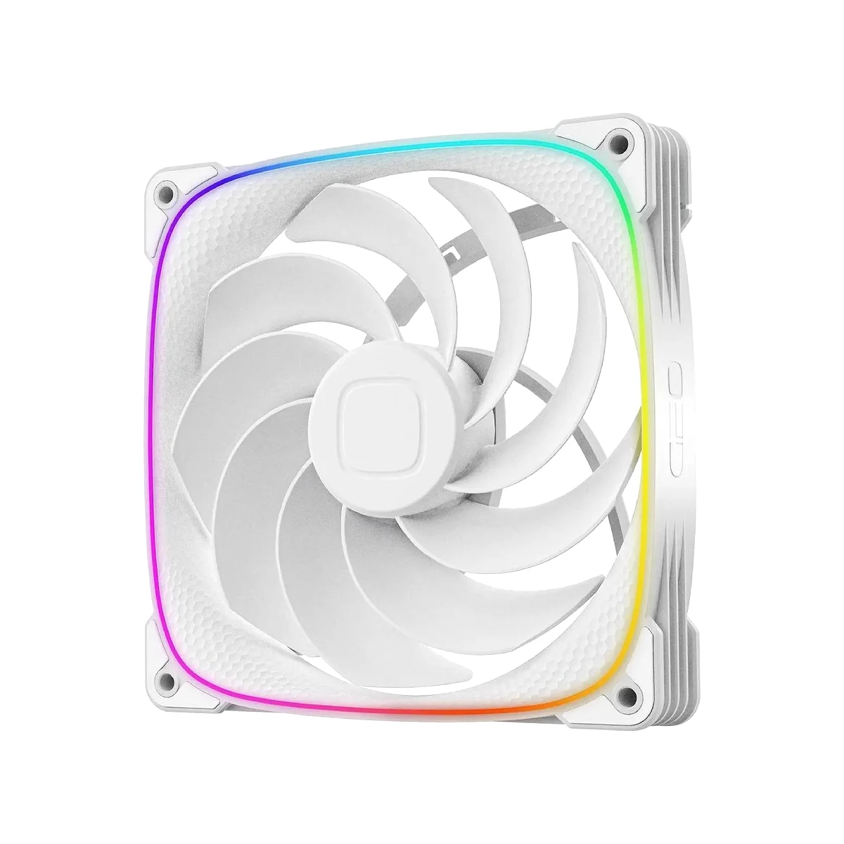 Geometric Future Squama 2503 RGB PWM 3 Pack Fan - White - GEO-S2503W-14T view 2