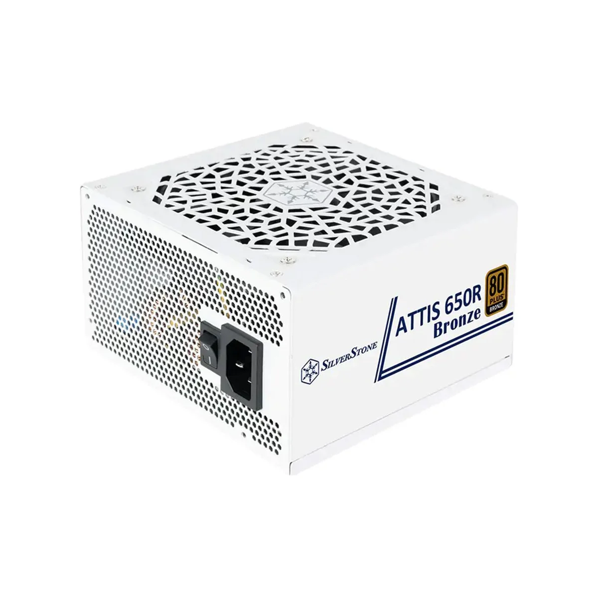 SilverStone 650W 80 PLUS Bronze ATX 3.1 Power Supply - Black (650W, ATX 3.1, 80+ Bronze) - SST-AT650R-BF-WBW
