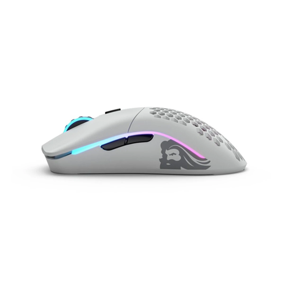 Glorious Model O Minus Wireless Gaming Mouse - Matte White (19000 DPI, 400 IPS, 65g) - GLO-MS-OMW-MW view 4