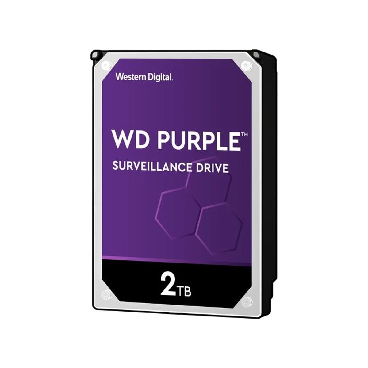 Western Digital WD Purple 2TB 5400RPM 64MB Cache SATA III 3.5" Surveillance HDD – WD20PURZ