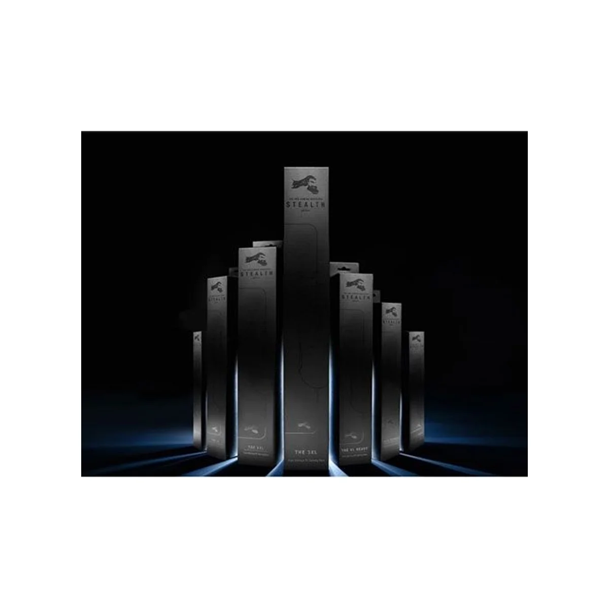 GLORIOUS Extended 11"x 36" Stealth Edition Mouse Pad (Black, Anti-slip, Low Friction) - G-E-STEALTH view 6