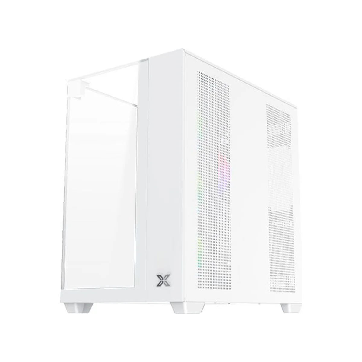 Xigmatek Aqua V Arctic Tempered Glass Mid-Tower Gaming Case - White - EN45813 view 4