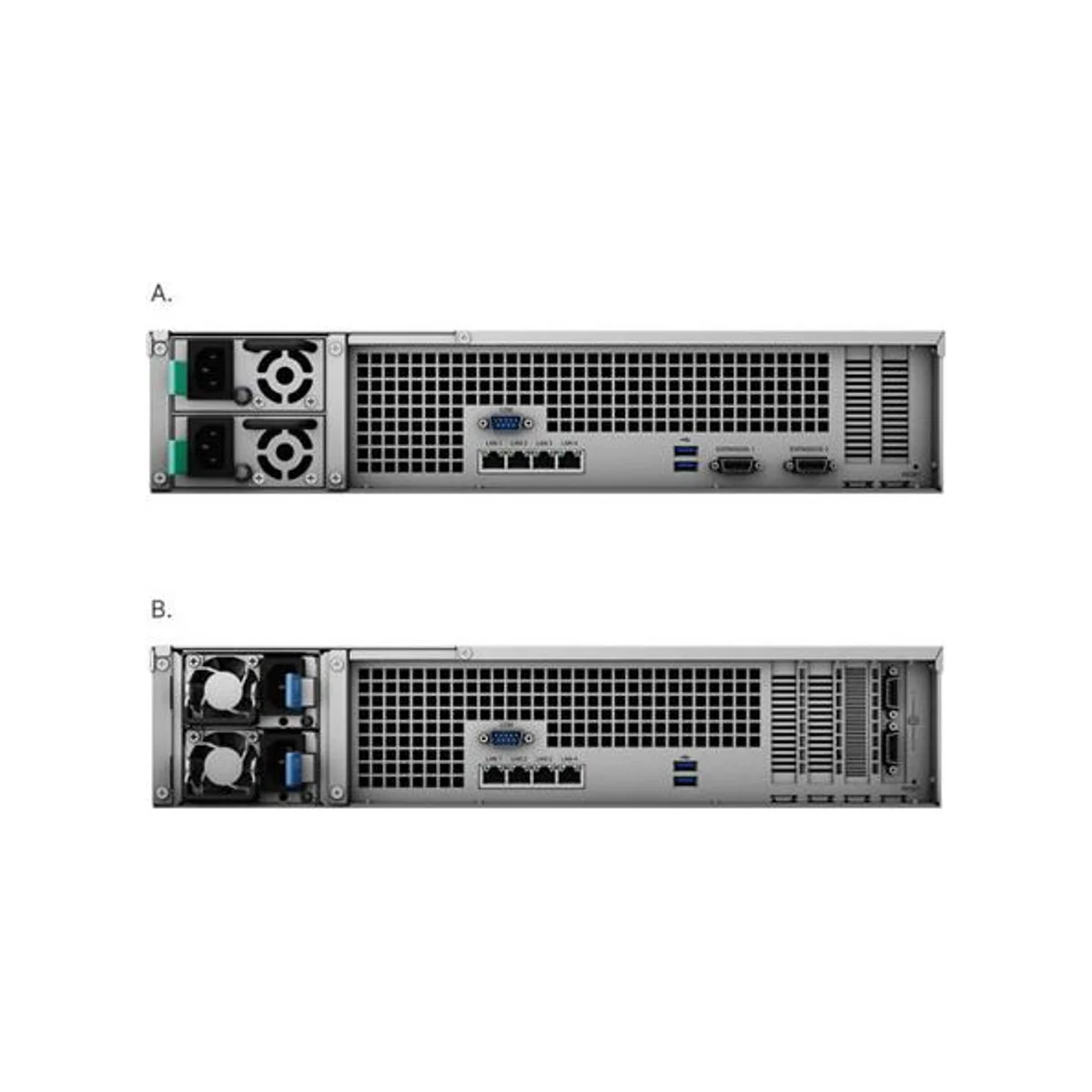 Synology RS3621RPXS RackStation NAS Server (Intel Xeon D-1531, 12-Bay, ECC RAM) view 5