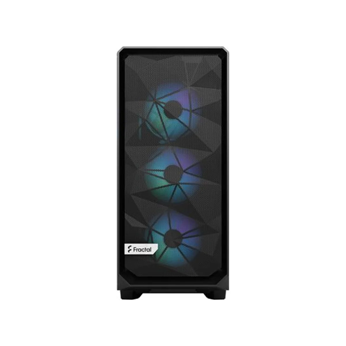 Fractal Meshify 2 Compact Light Tint Tempered Glass RGB ATX Gaming Case - Black - FD-C-MES2C-06 view 2