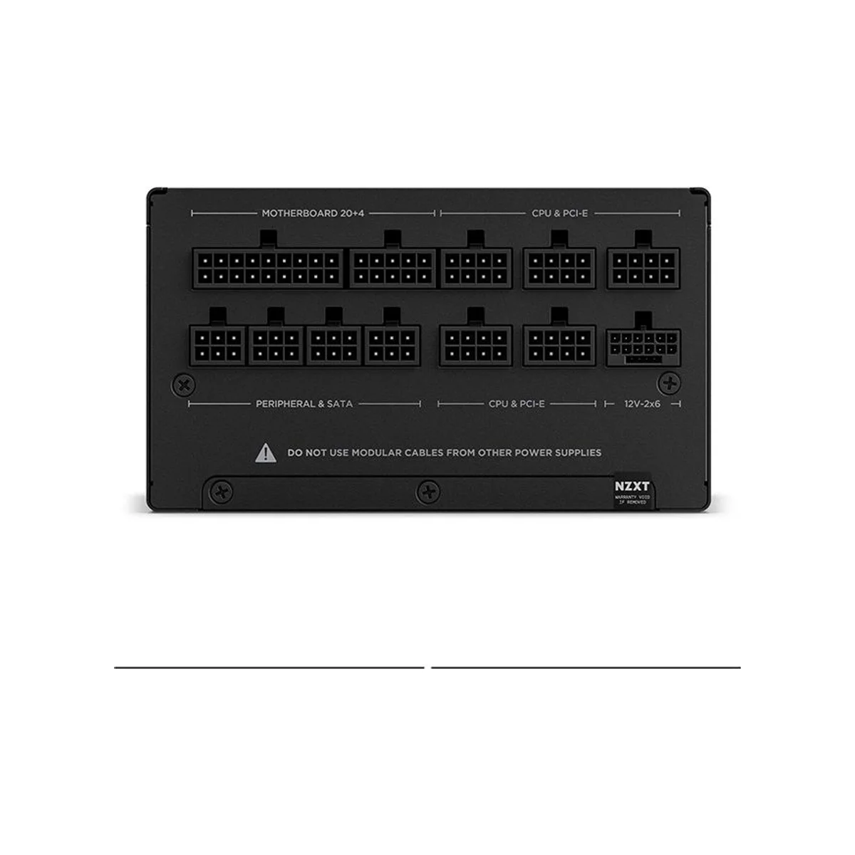 NZXT C Series 1000W 80+ Gold ATX 3.1 Power Supply - Black - PA-0G2BB-UK view 4
