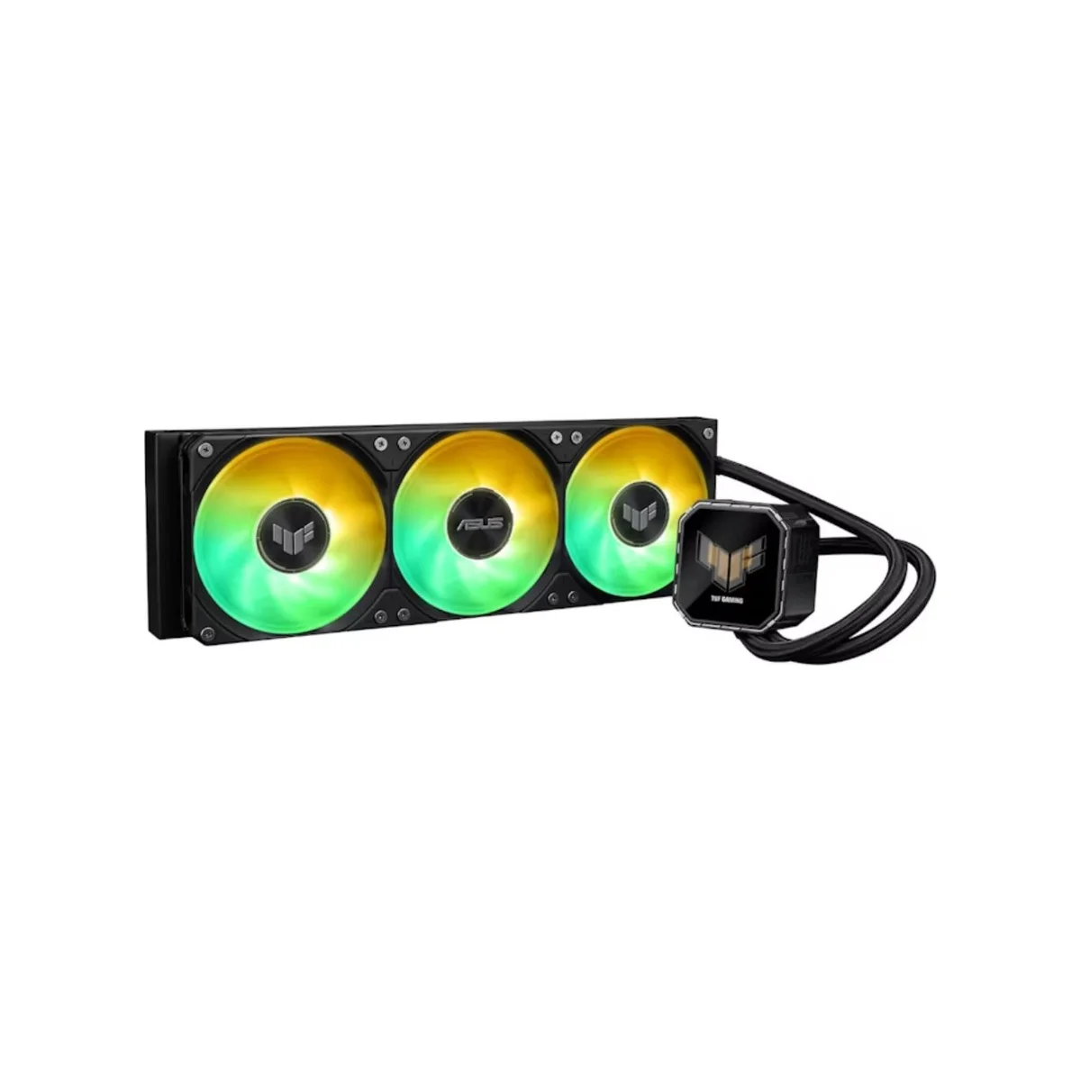 ASUS TUF GAMING LC III 360 LCD ARGB AIO CPU Liquid Cooler (Black, 3x 120mm Fans, 400mm Tubes, ARGB, LCD) - 90RC01A1-B0EAY0