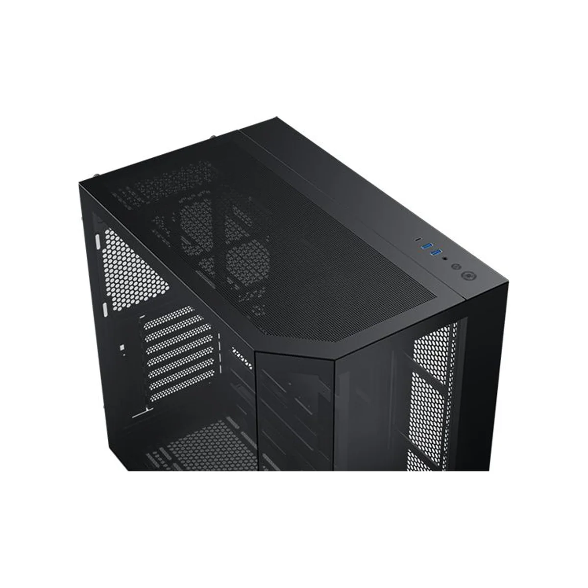 Xigmatek CUBI II Tempered Glass Mid-Tower Gaming Case - Black - EN45486 view 5