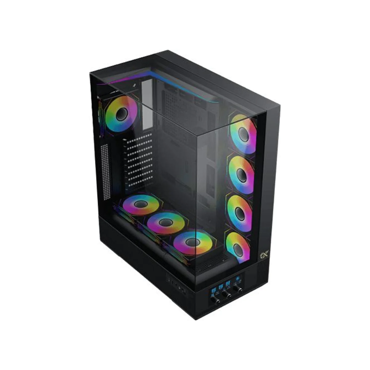 Xigmatek Pro Tempered Glass Vision Full-Tower Gaming Case - Black - EN45158 view 2