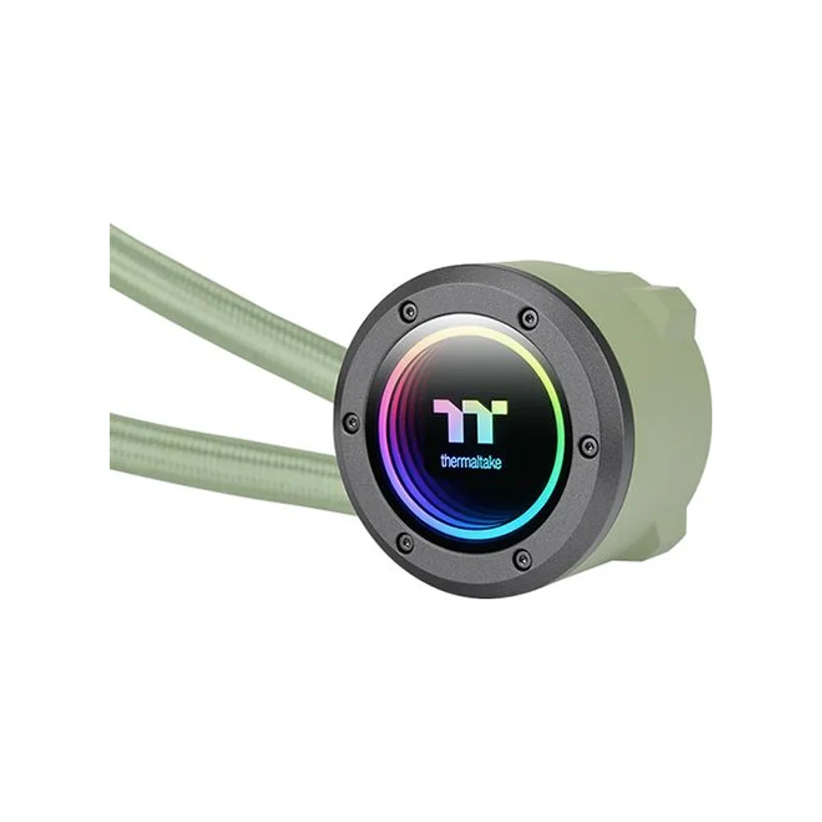 Thermaltake TH280 V2 ARGB Sync AIO Snow CPU Liquid Cooler - Green - CL-W375-PL14MG-A view 3