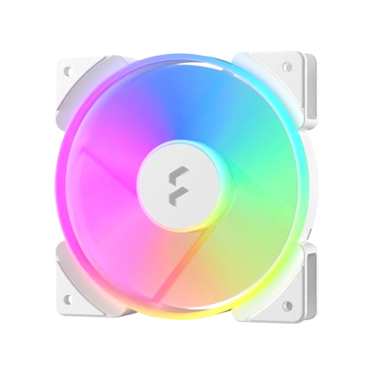Fractal Prisma AL-18 LED ARGB PWM 180mm Fan - White - FD-FAN-PRI-AL18-PWM-WT