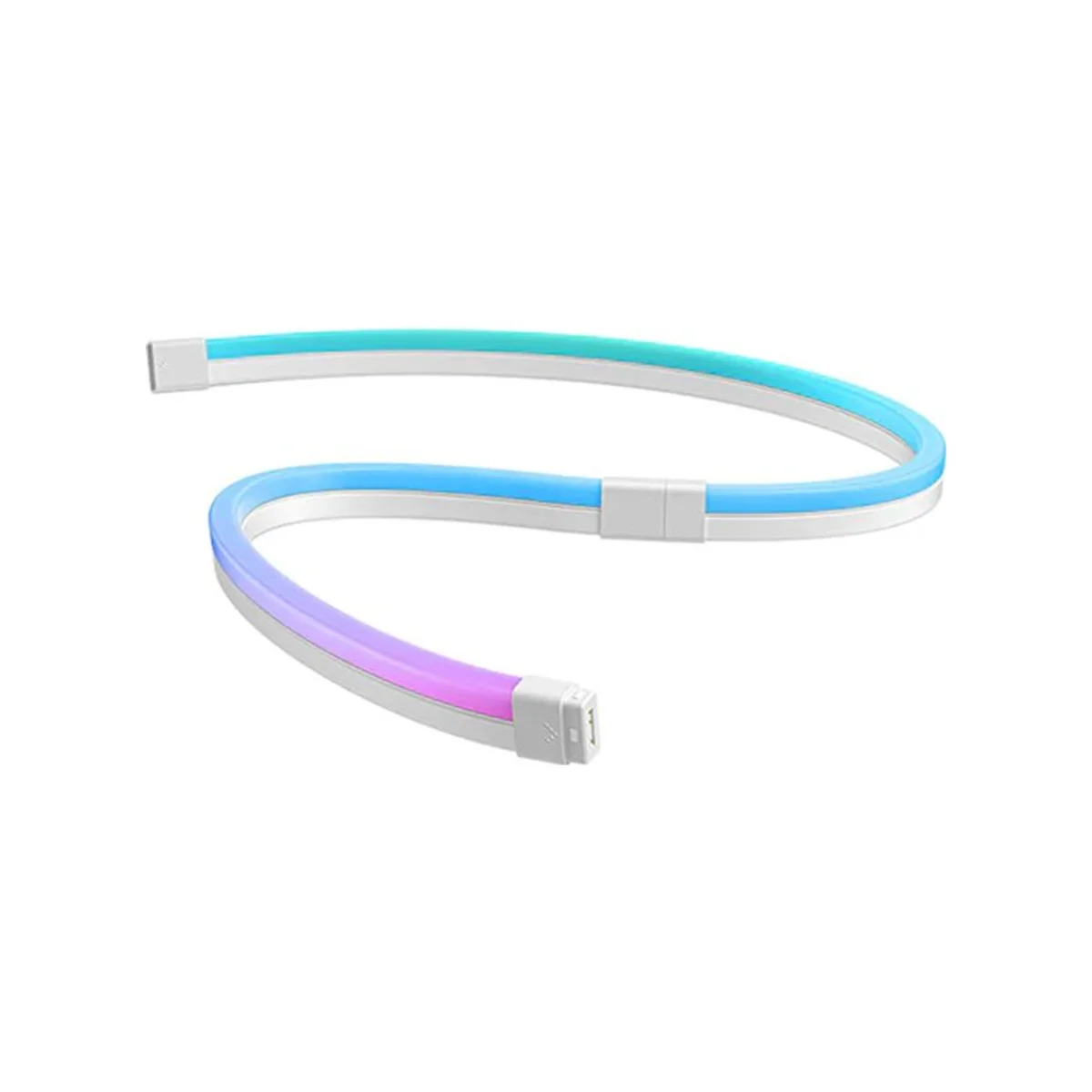 DEEPCOOL EA080 2x 400mm Long ARGB Strip - White (MB ARGB 3PIN, Addressable RGB, Translucence + White) - EA080-WHA2NN-G view 2