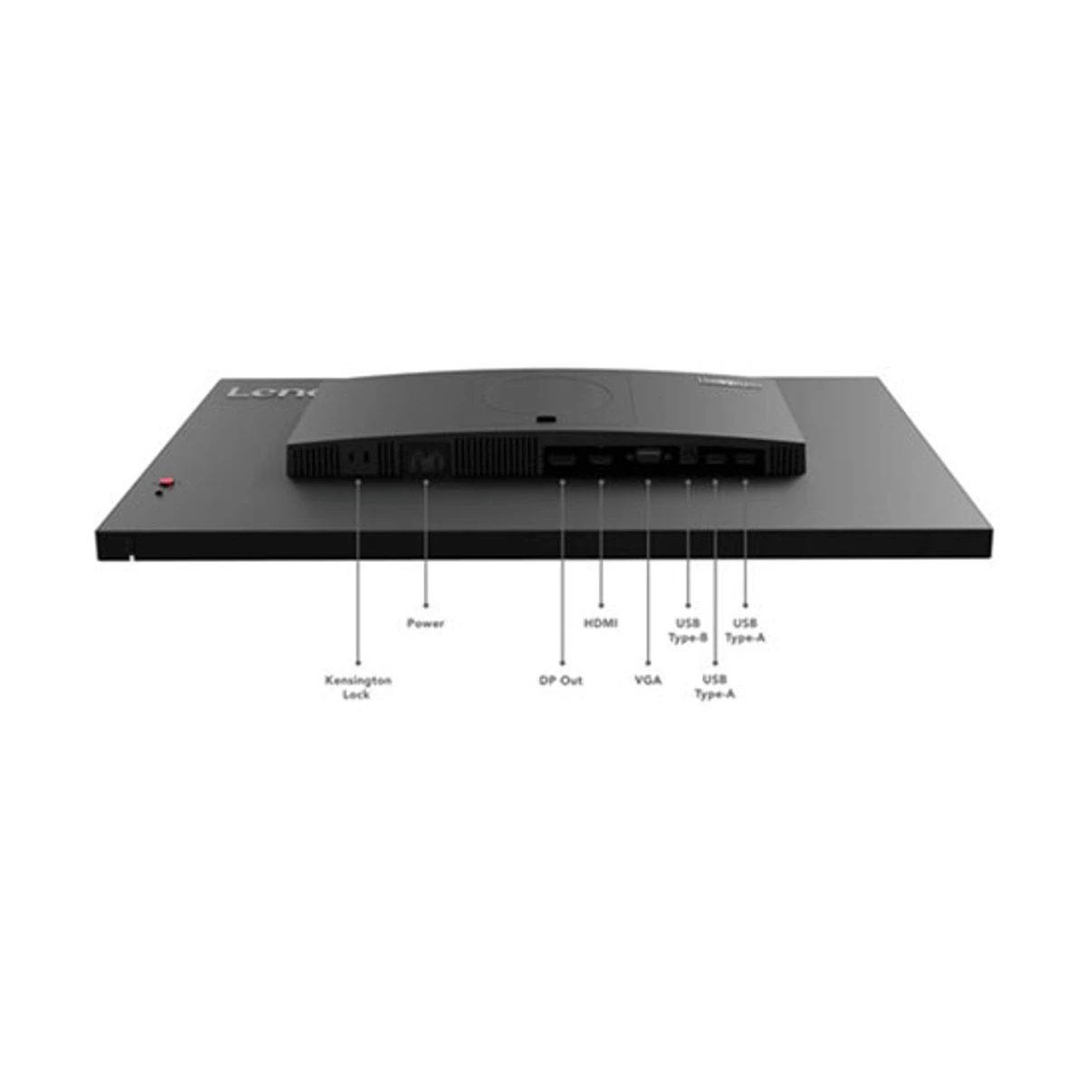 Lenovo ThinkVision T24i-30 23.8" FHD IPS Monitor (VGA/HDMI/DP) - 63CFMATXUK view 5