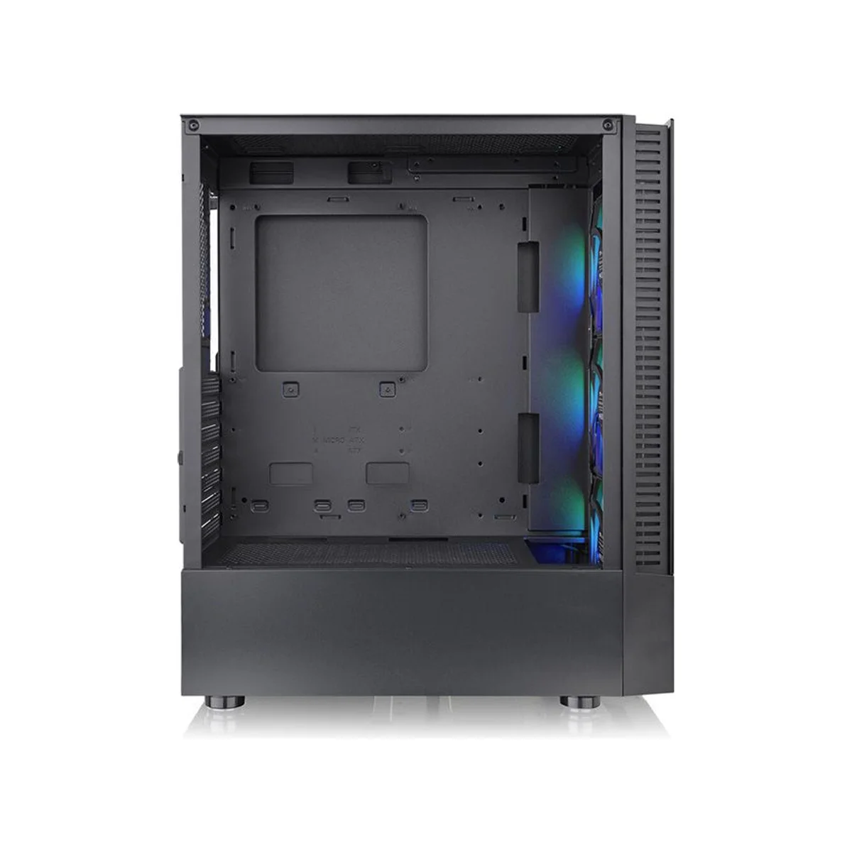 Thermaltake View 200 Tempered Glass ARGB ATX Gaming Case - Black - CA-1X3-00M1WN-00 view 4