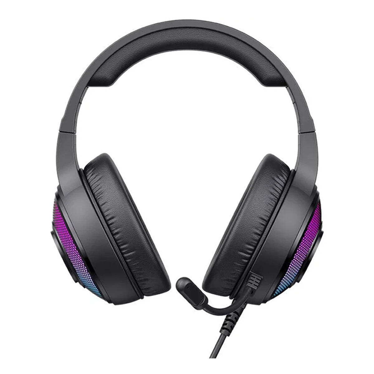 Havit H2042D Wired RGB Gaming Headphones - Black | H2042d view 3