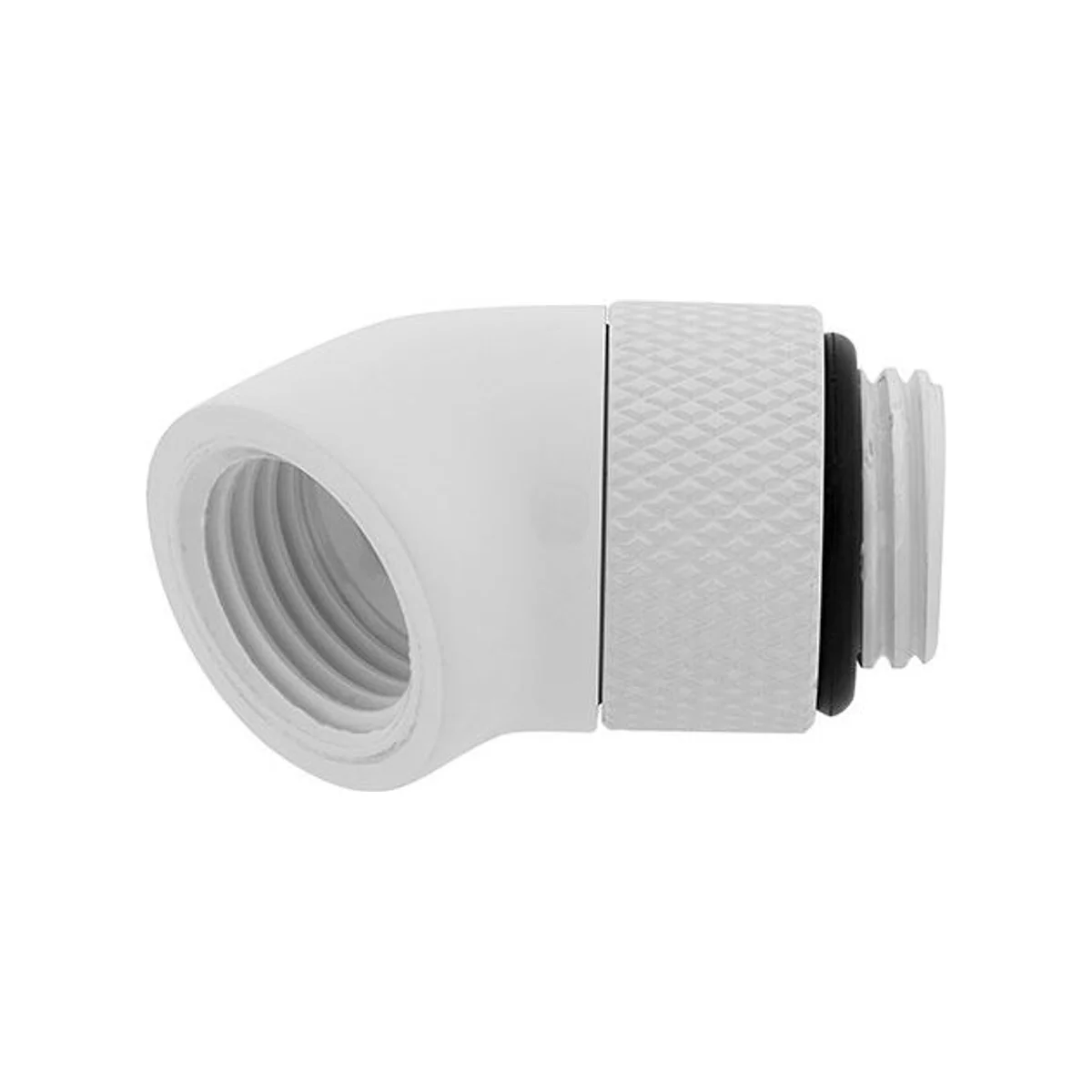 CORSAIR Hydro X Series 45° Rotary Adapter Twin Pack — White (Fittings, Brass, G1/4'' BSPP) - CX-9055007-WW view 2