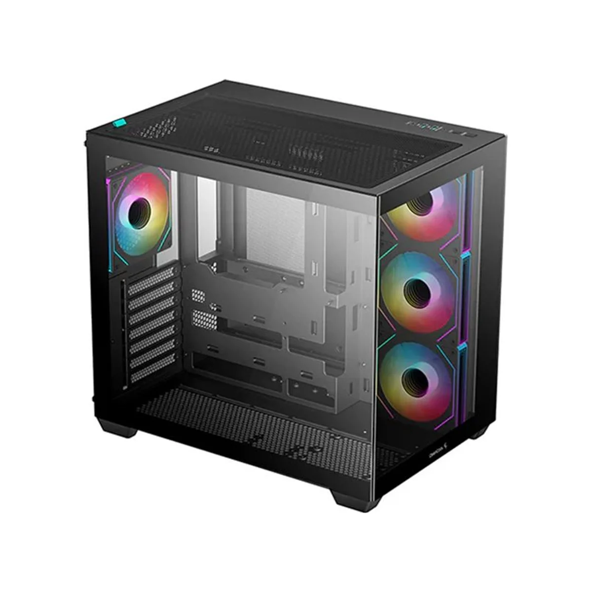 DeepCool CG530 4F Tempered Glass Mid-Tower Gaming Case - Black - R-CG530-BKADA4-G-1 view 2