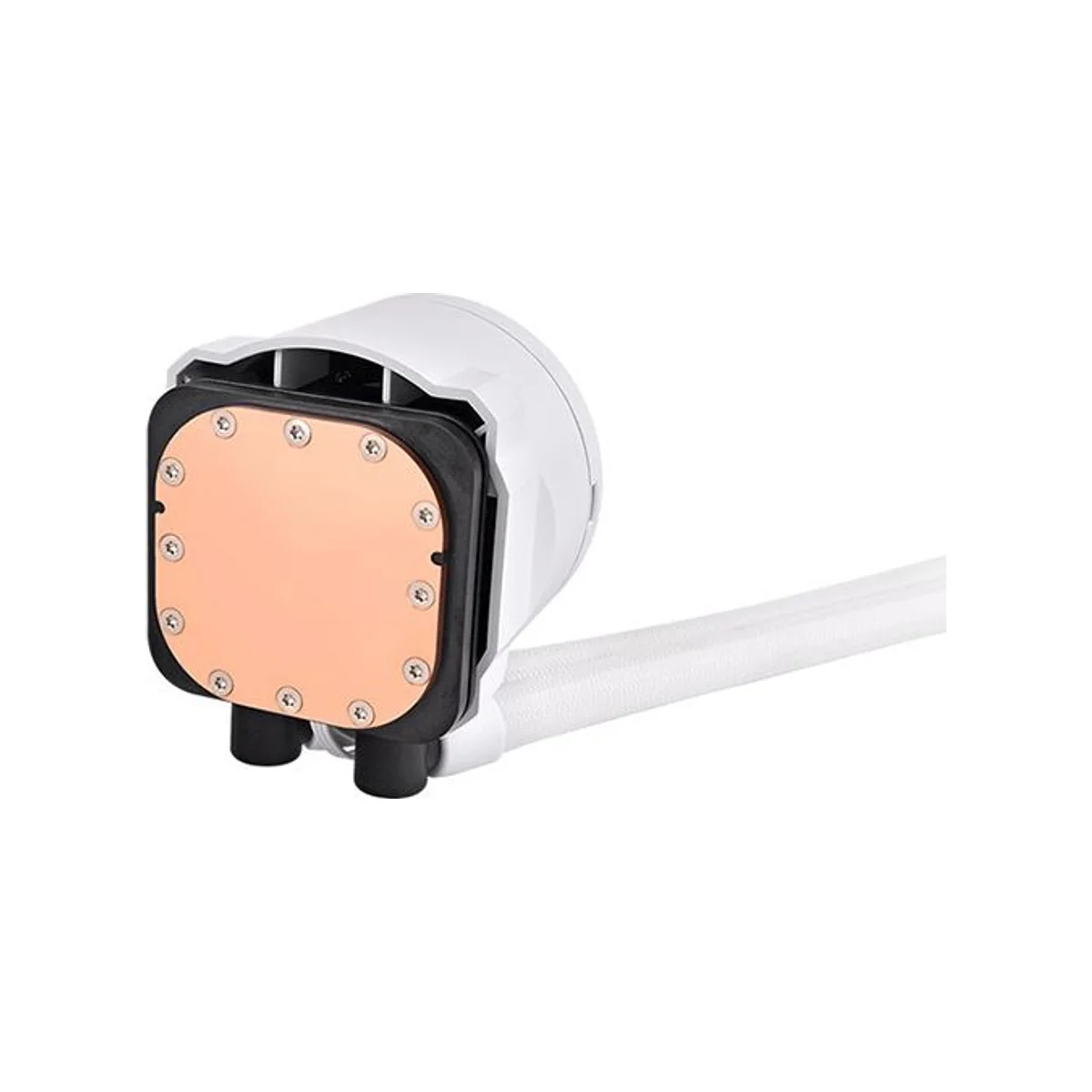 THERMALTAKE TH240 V2 Ultra EX ARGB Sync Snow AIO CPU Liquid Cooler (White, 240mm Radiator, 2.1" LCD Display, ARGB Fans) - CL-W425-PL12SW-A view 4