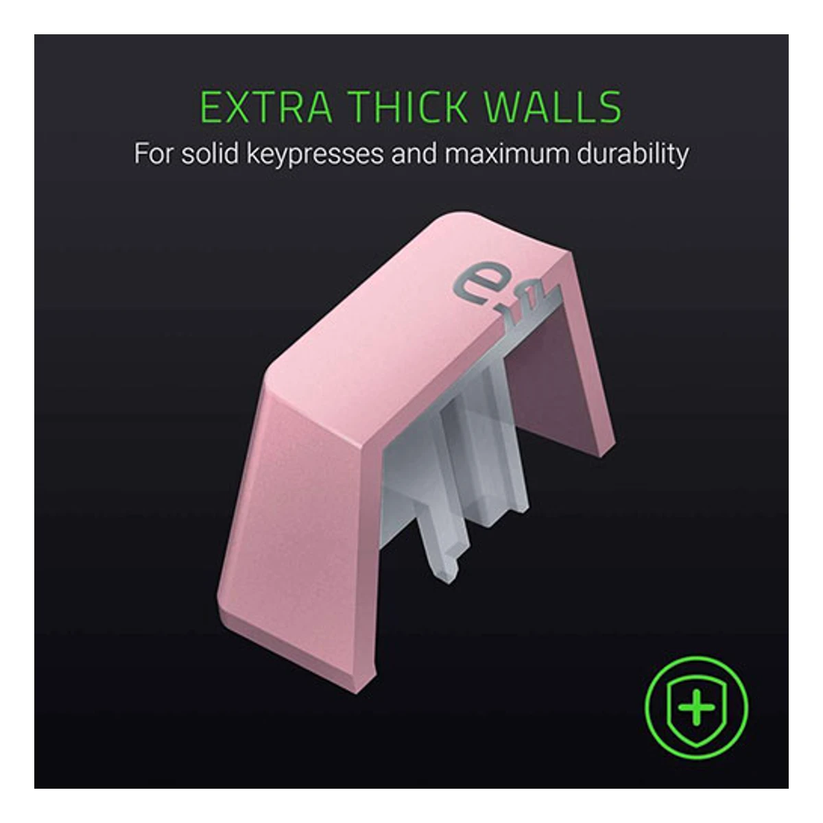 Razer Doubleshot PBT Keycap Upgrade Set for Mechanical & Optical Keyboards - Quartz Pink | RC21-01490300-R3M1 view 4