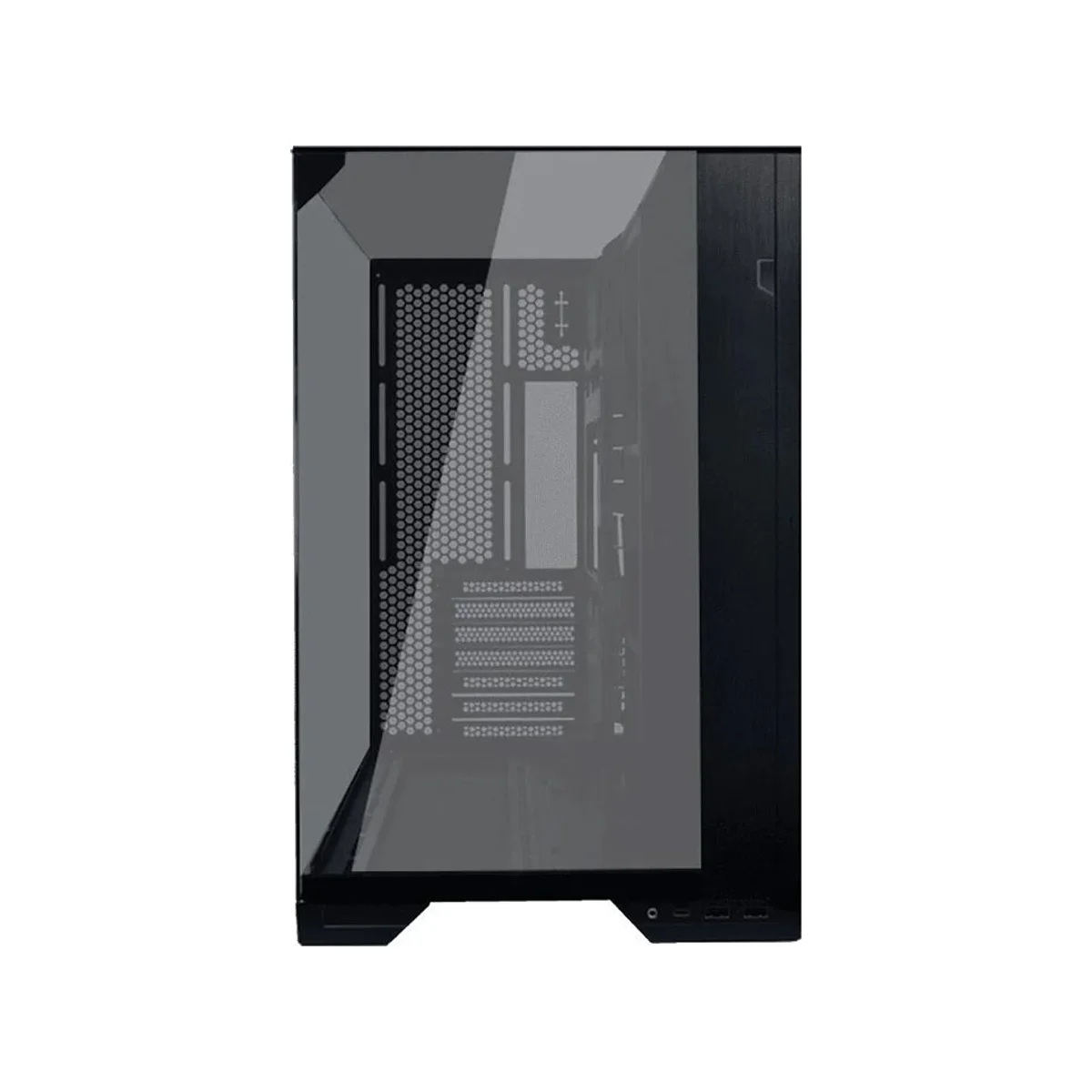 Lian Li O11 Compact Tempered Glass Dual-chamber Vision ATX Gaming Case - Black - O11VPX view 3
