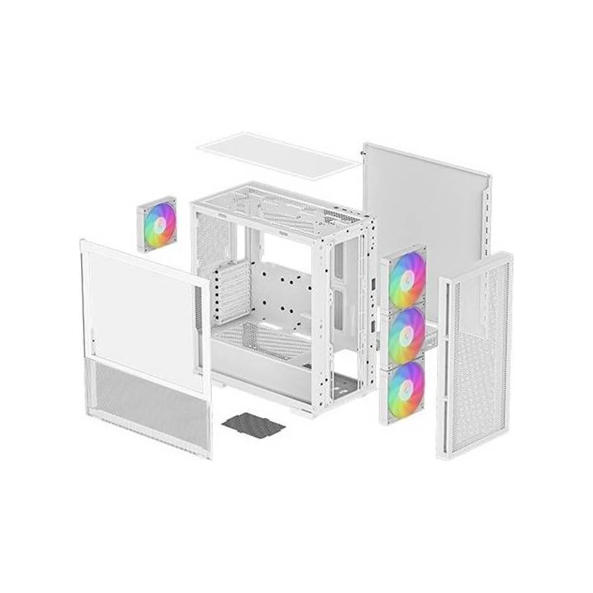 DeepCool CH560 ARGB Mid-Tower Gaming Case - White - R-CH560-WHAPE4-G-1 view 6