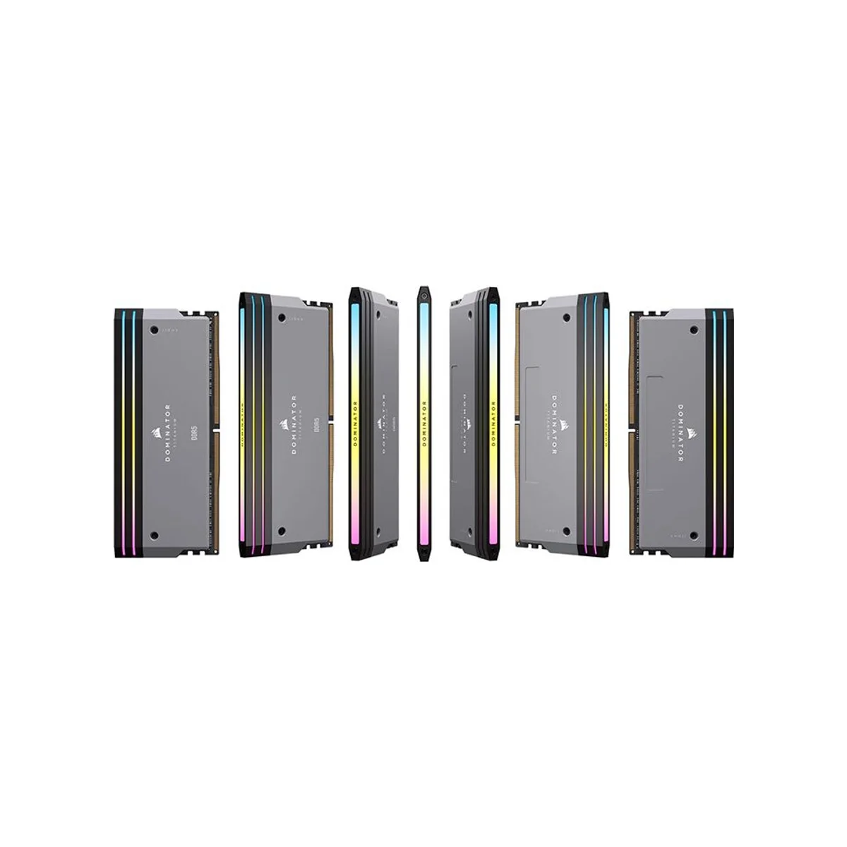 Corsair Dominator Titanium RGB 32 GB (2X16) DDR5 6000MHz RAM Memory (CL30, Grey) – CMP32GX5M2B6000Z30 view 4