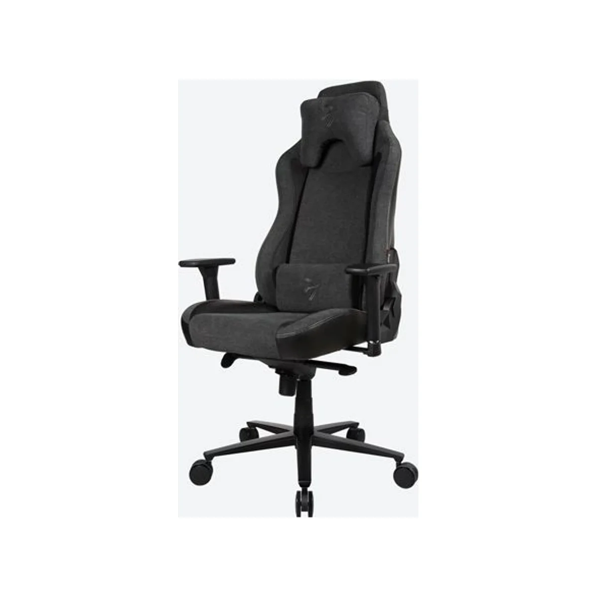 Vernazza Vento Soft Fabric PU Leather Hybrid Gaming Chair - Dark Gray - VERNAZZA-SIG-DG view 2