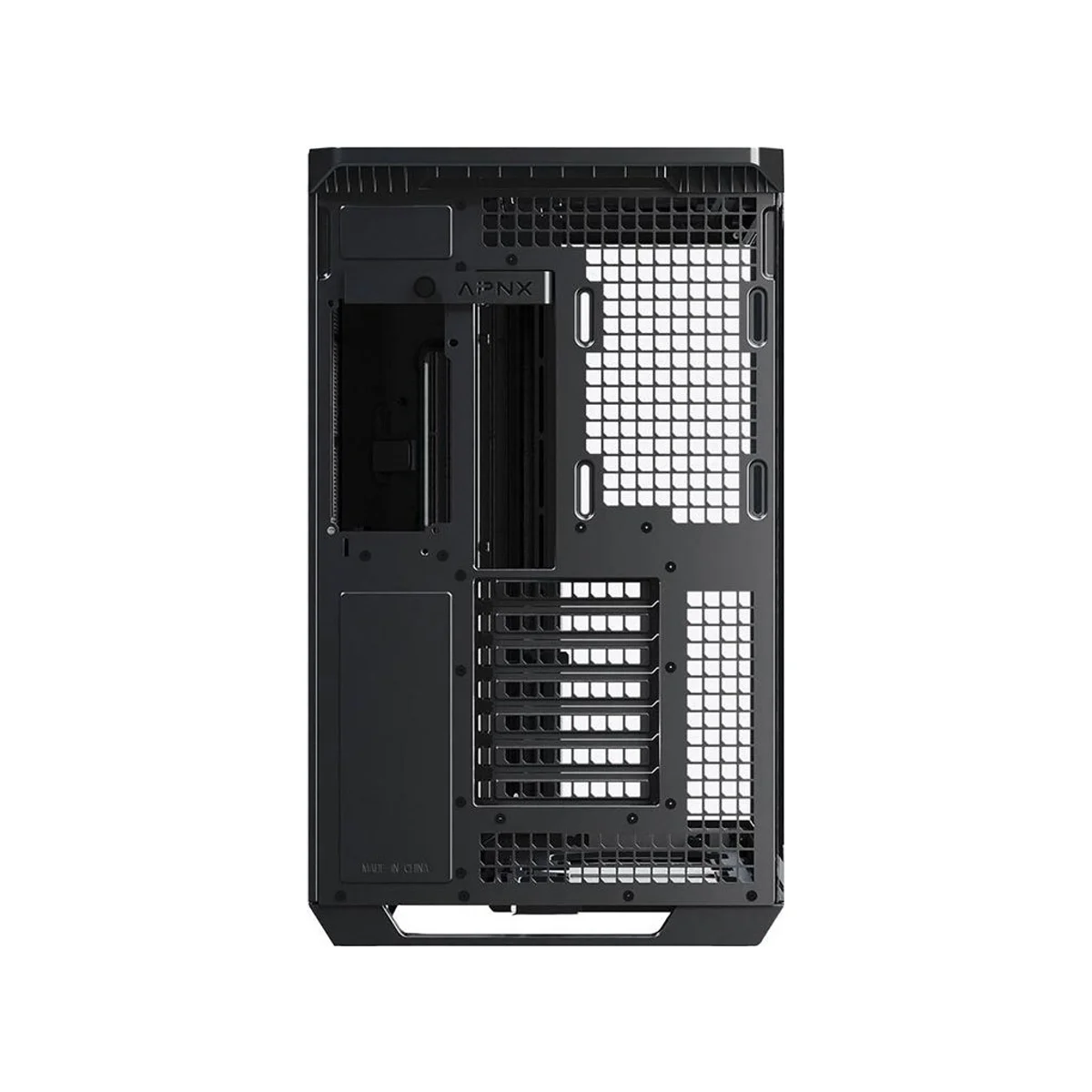 APNX V1 Dual-chamber Mid-Tower Gaming Case - Black/Wood - APCM-VI01103.11 view 7
