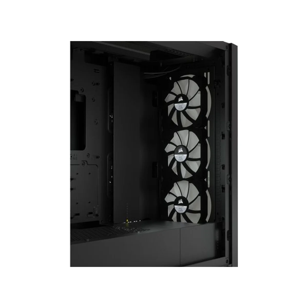 Corsair iCUE 5000X Tempered Glass RGB E-ATX Gaming Case - Black - CC-9011212-WW view 6