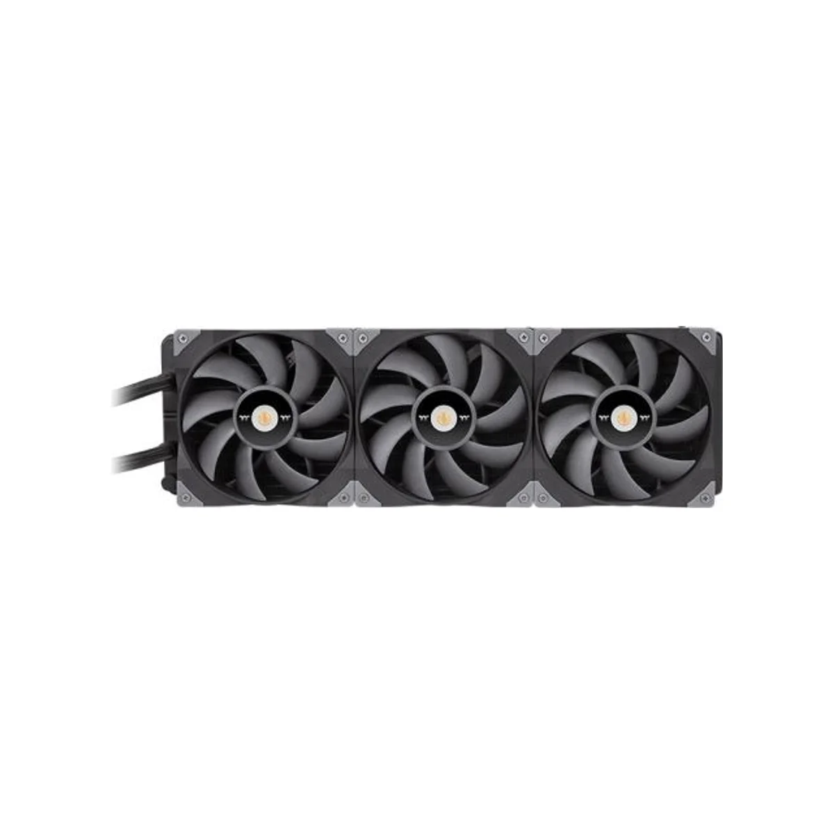 Thermaltake TOUGHLIQUID Ultra 420 AIO CPU Liquid Cooler (420mm Radiator, 2.1" LCD Display, 3x 140mm TOUGHFAN, Copper Base) - CL-W366-PL14BL-A view 2