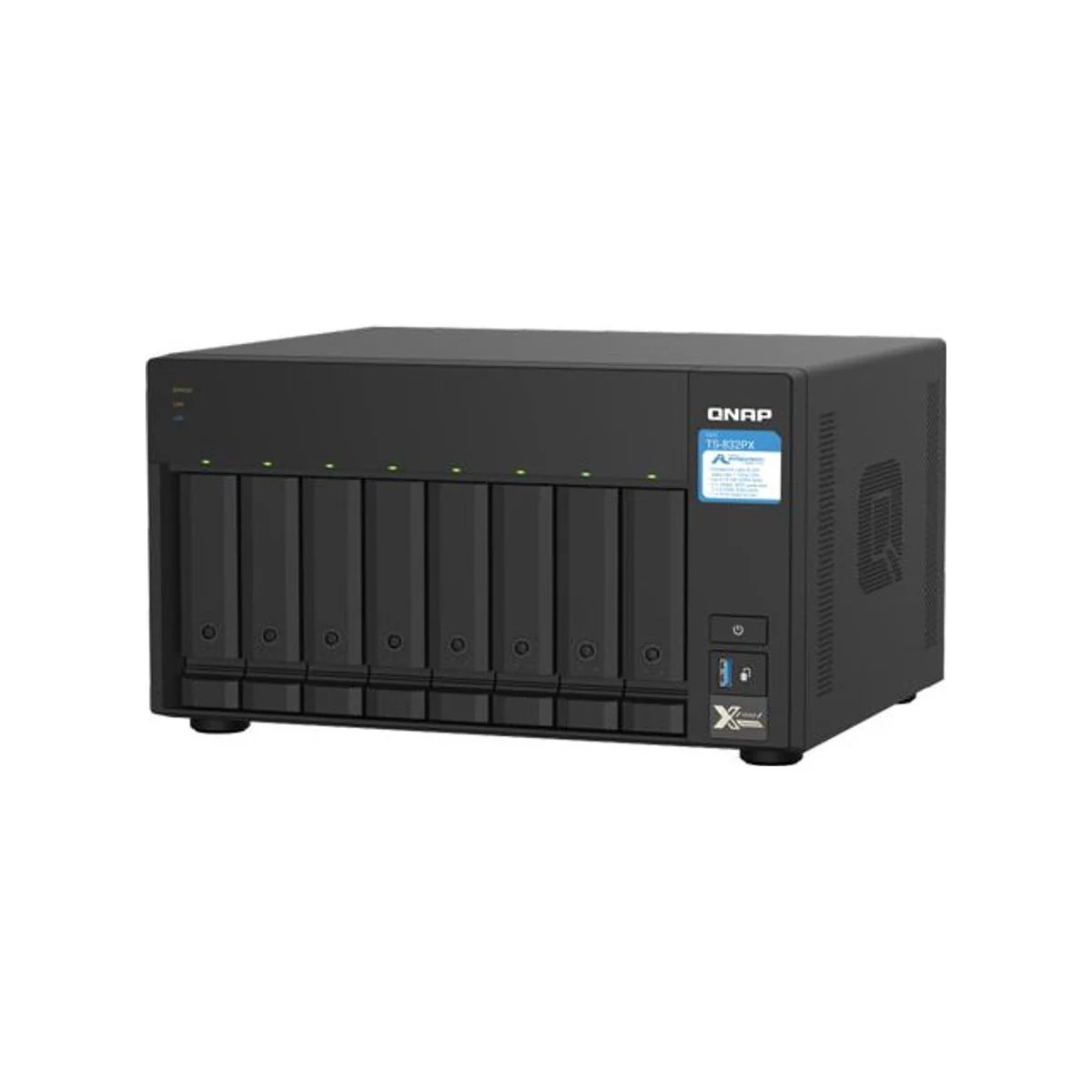 QNAP TS-832PX-4G NAS BOX (8-Bay, 10GbE, 2.5GbE, PCIe Expansion) view 5
