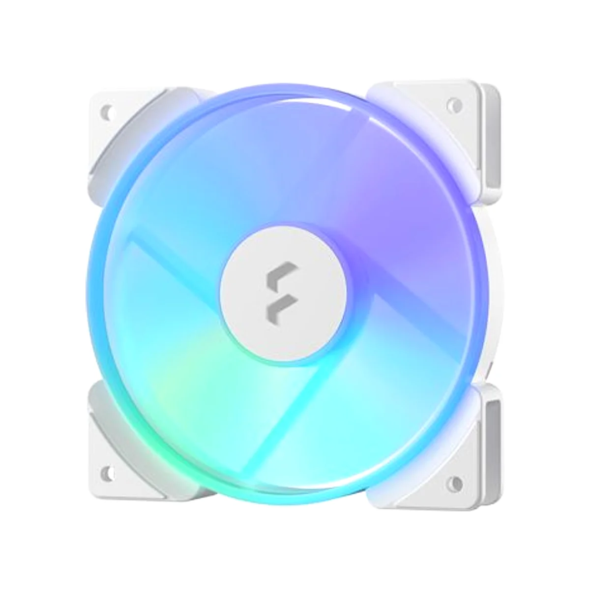 Fractal Prisma AL-18 LED ARGB PWM 180mm Fan - White - FD-FAN-PRI-AL18-PWM-WT view 2