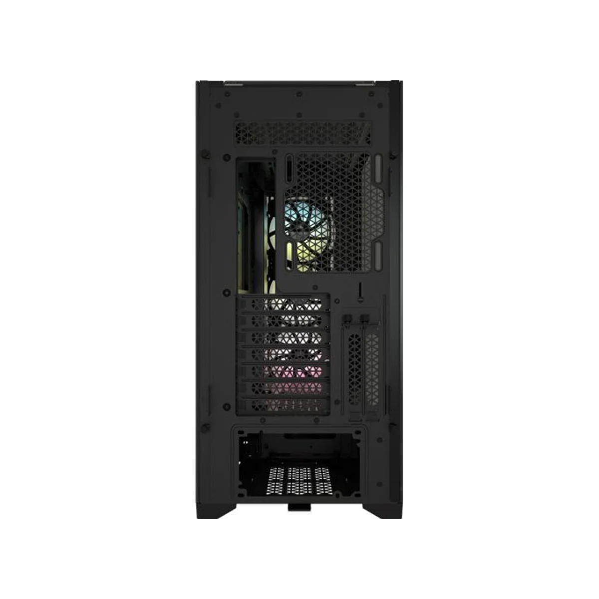 Corsair iCUE 5000X Tempered Glass RGB E-ATX Gaming Case - Black - CC-9011212-WW view 7