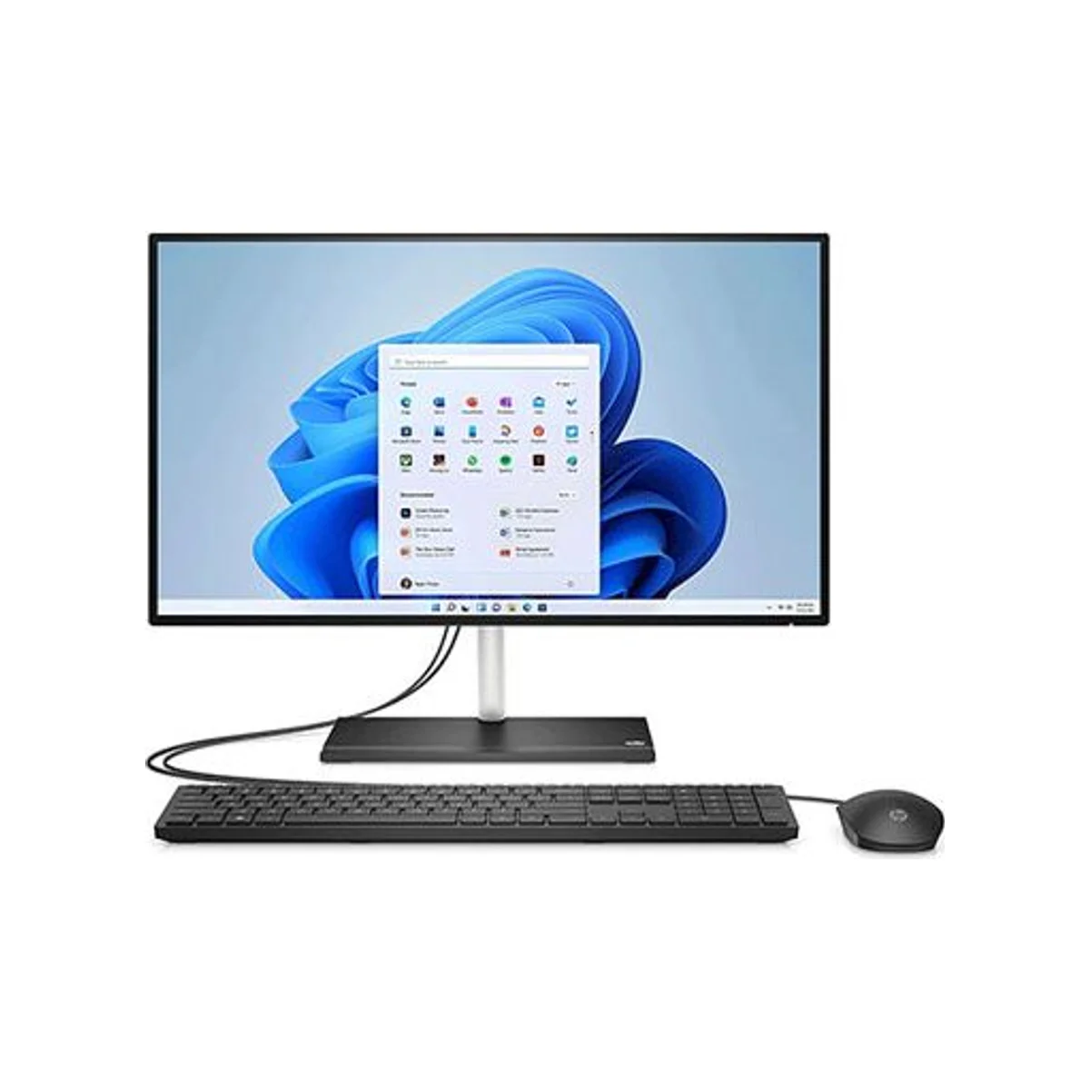 HP AIO 24 CB1004 Desktop (Black, i3-1215U, 4GB RAM, 256GB SSD, 23.8" FHD) - 6J7E8EA#ABV