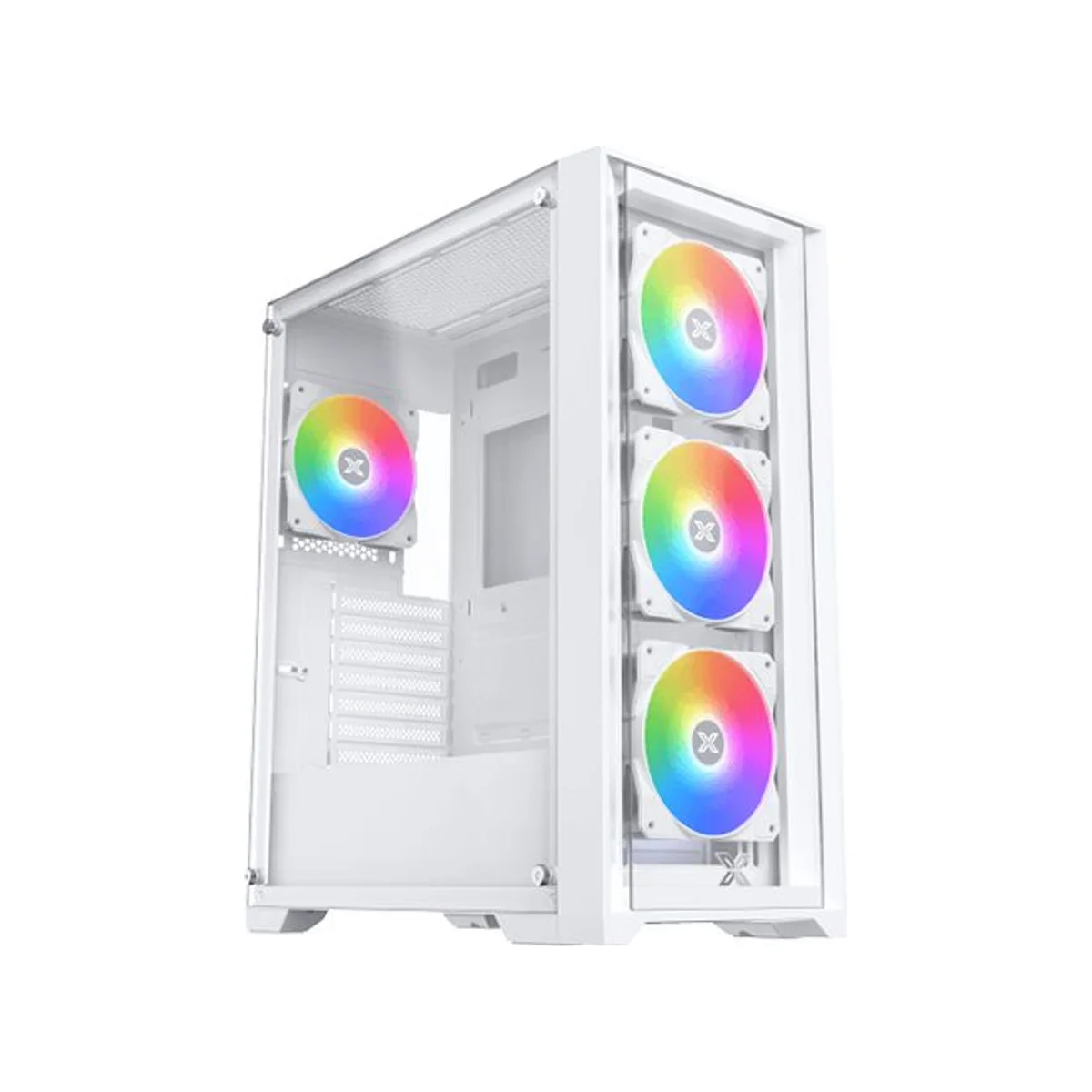 Xigmatek Quantum Arctic ARGB Full-Tower Gaming Case - White - EN42881