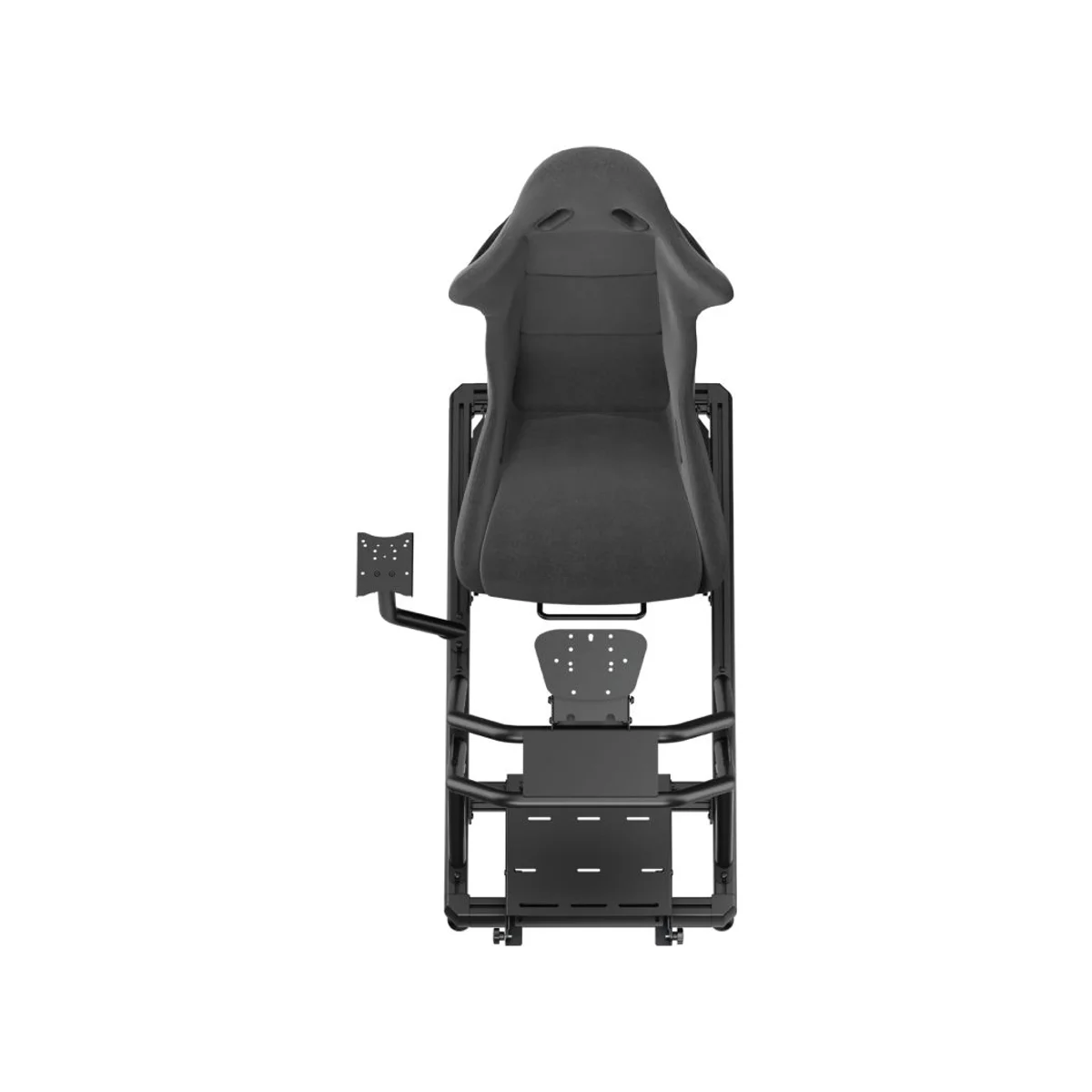 APNX Sturdy Fiberglass Seat & Adjustable Frame Racing Simulator Cockpit (Black) - APEX-RACE-COCKPIT view 4