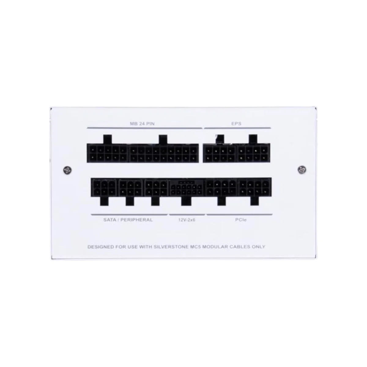 SilverStone DA750R 750W 80 PLUS Gold Fully Modular Power Supply - White - SST-DA750R-GMA-WWW view 5