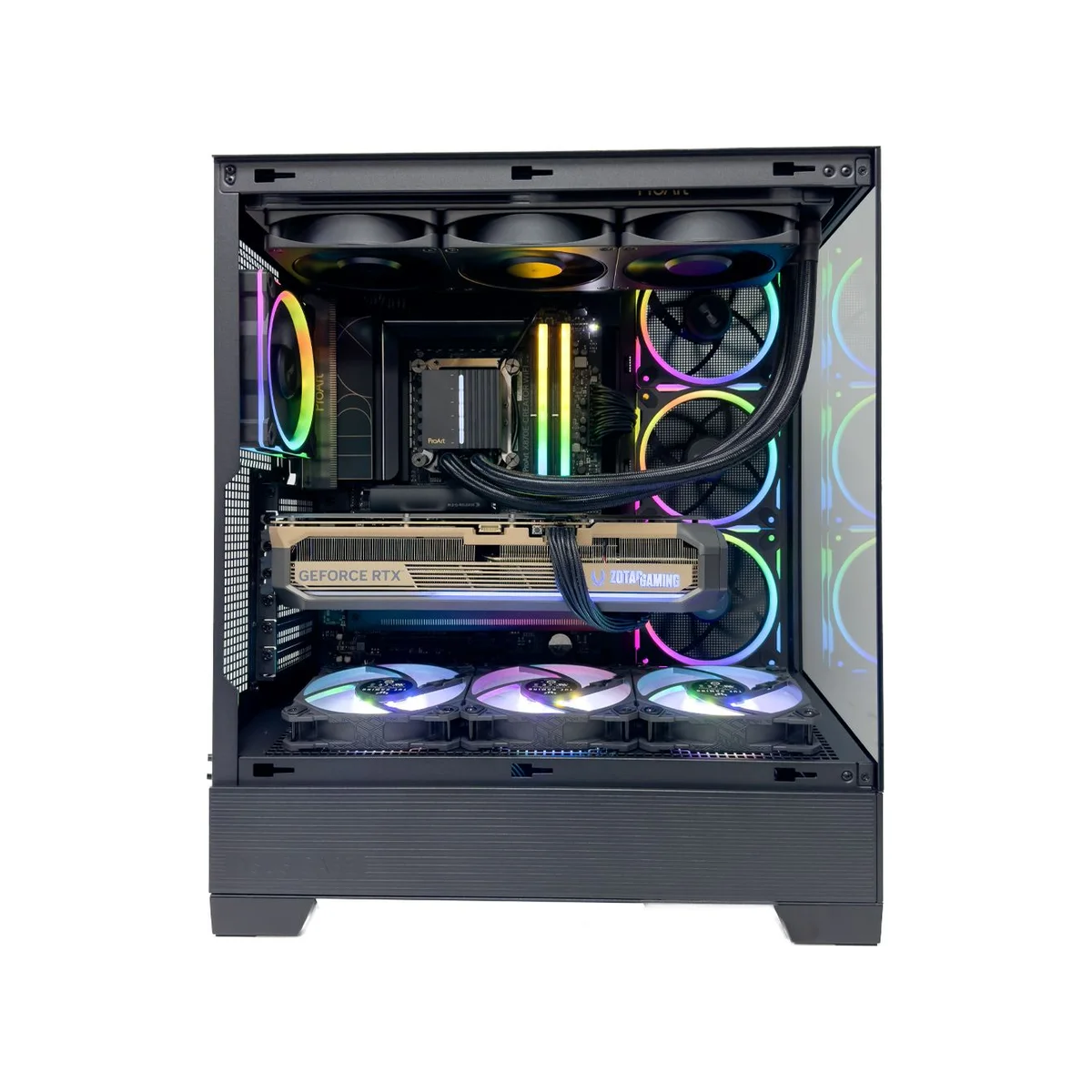 Infinity Workstation Gaming PC (Ryzen 7 7800X3D, 64GB DDR5, RTX 5070 Ti 16GB) - Powered by Asus - Infinity_Workstation view 2